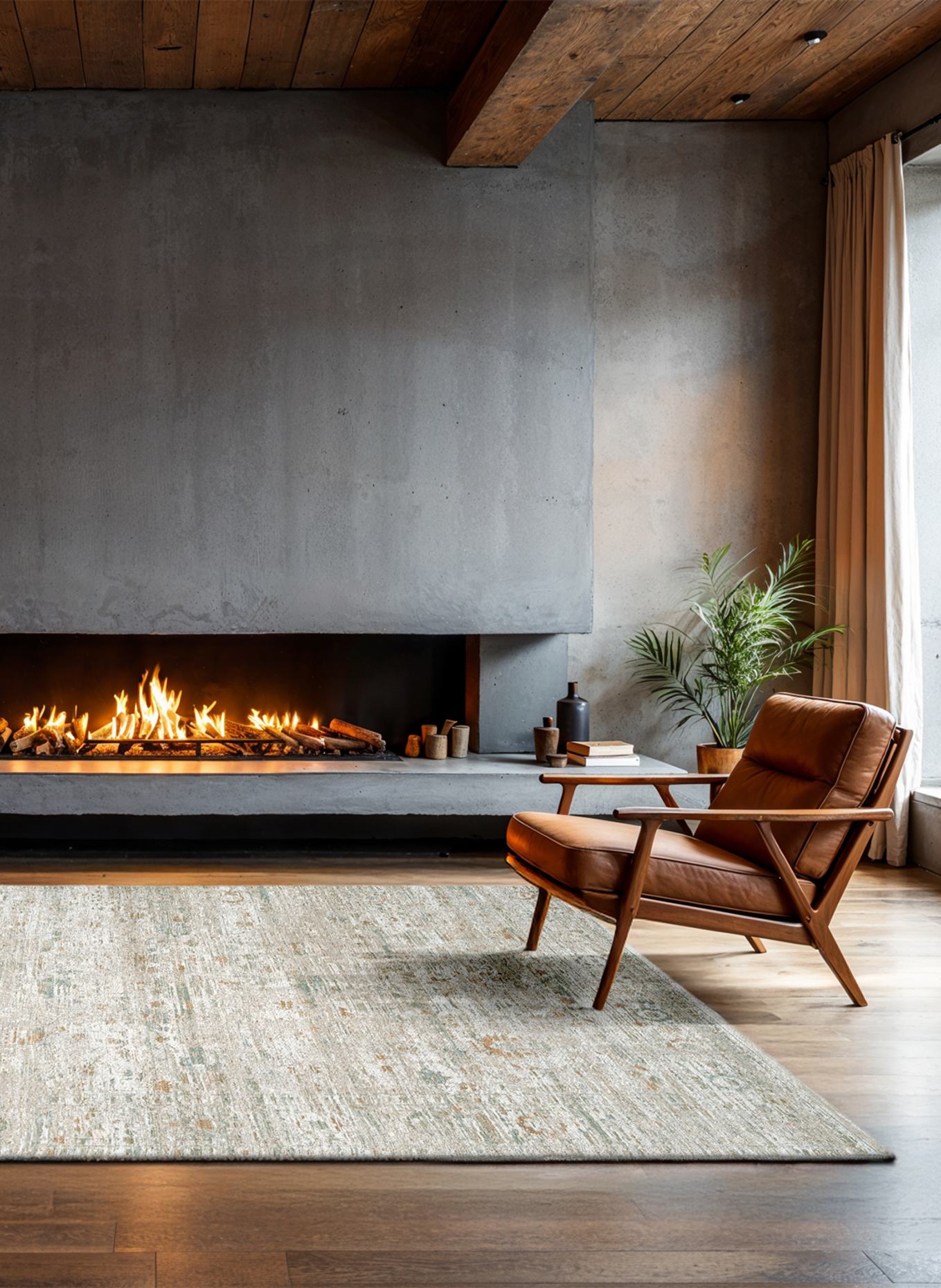 louis de poortere Teppich ANTIQUARIAN USHAK: WEISS