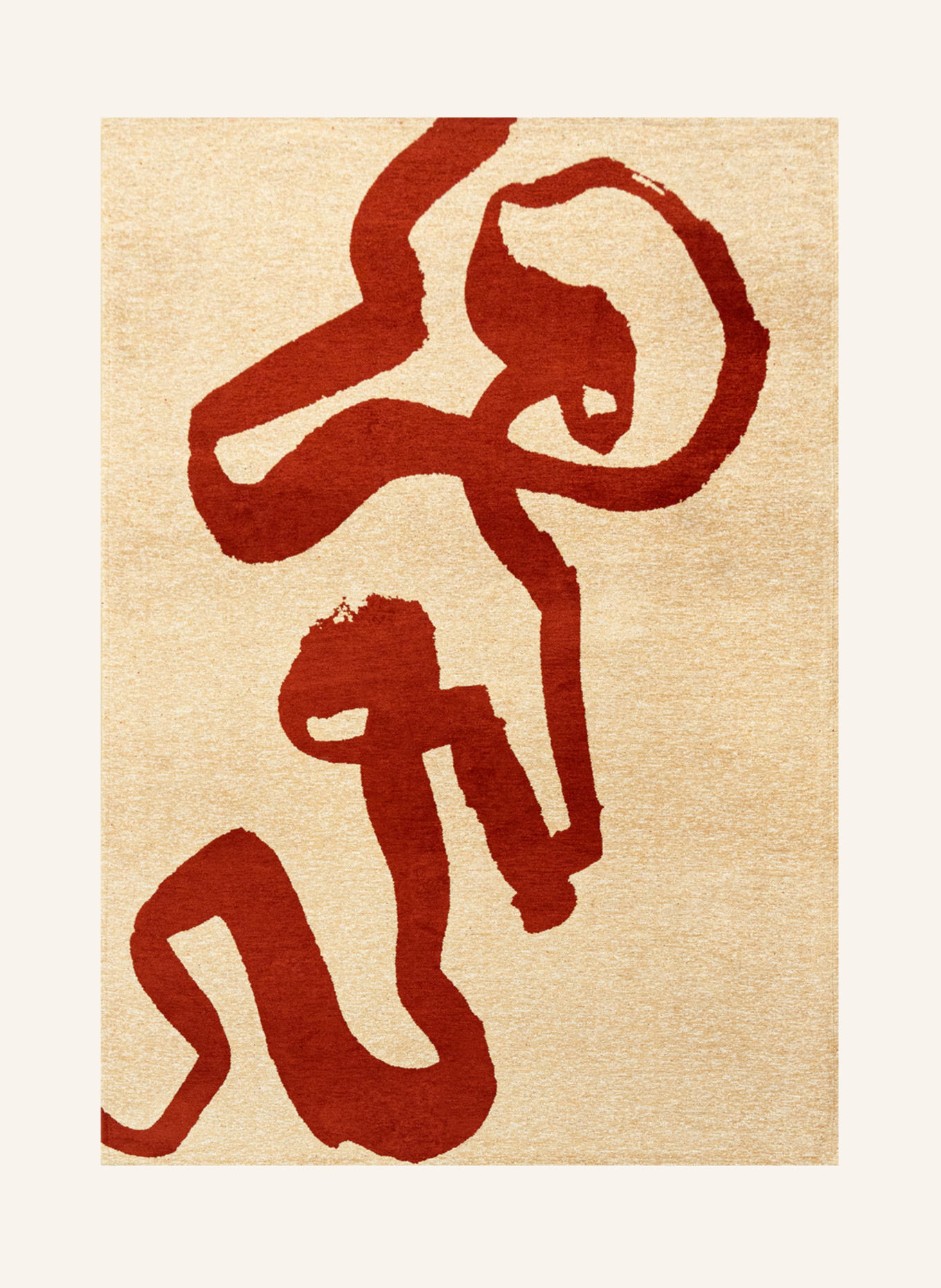 louis de poortere Teppich CRAFT RIBBON: ROT