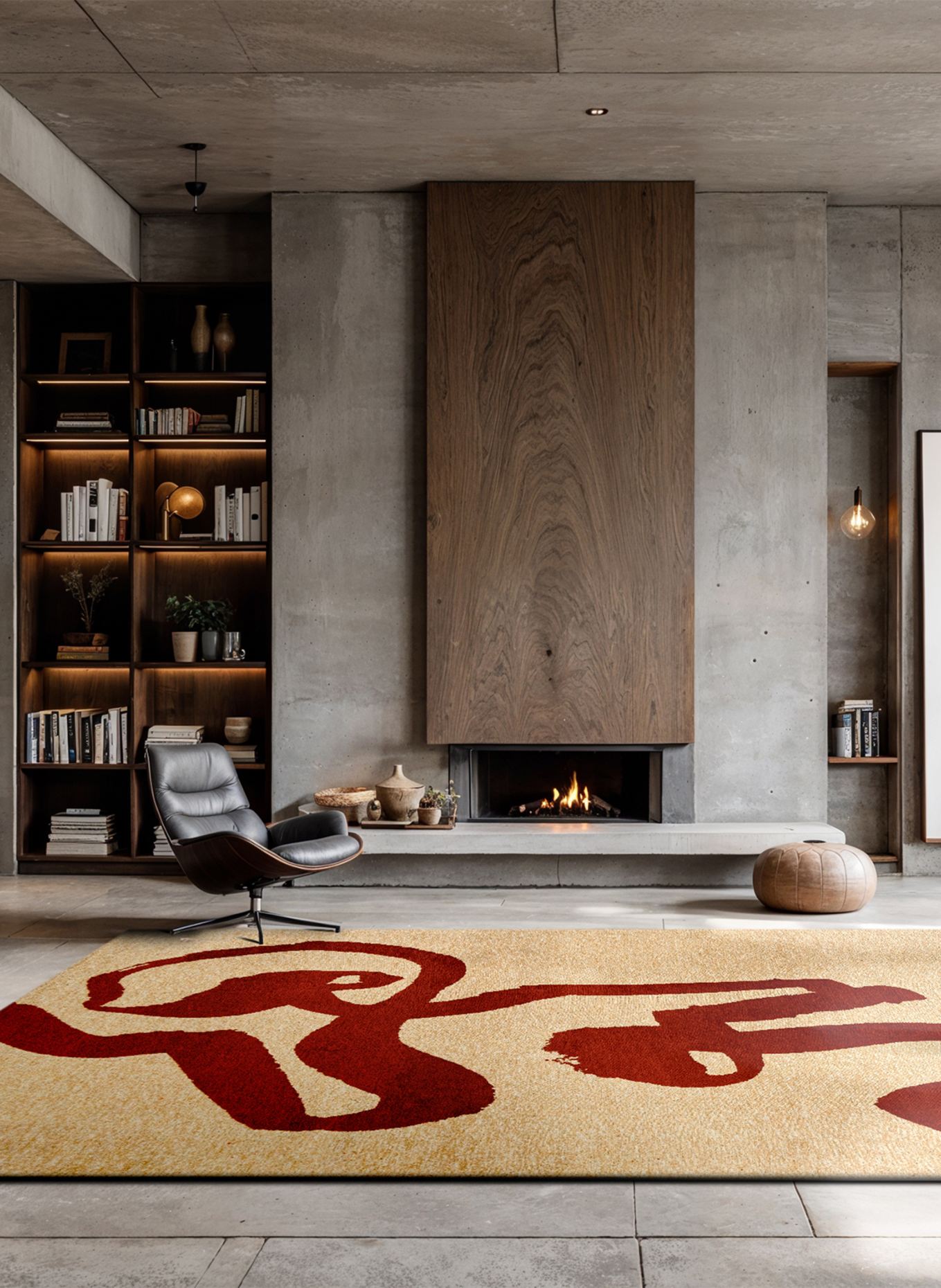 louis de poortere Teppich CRAFT RIBBON: ROT