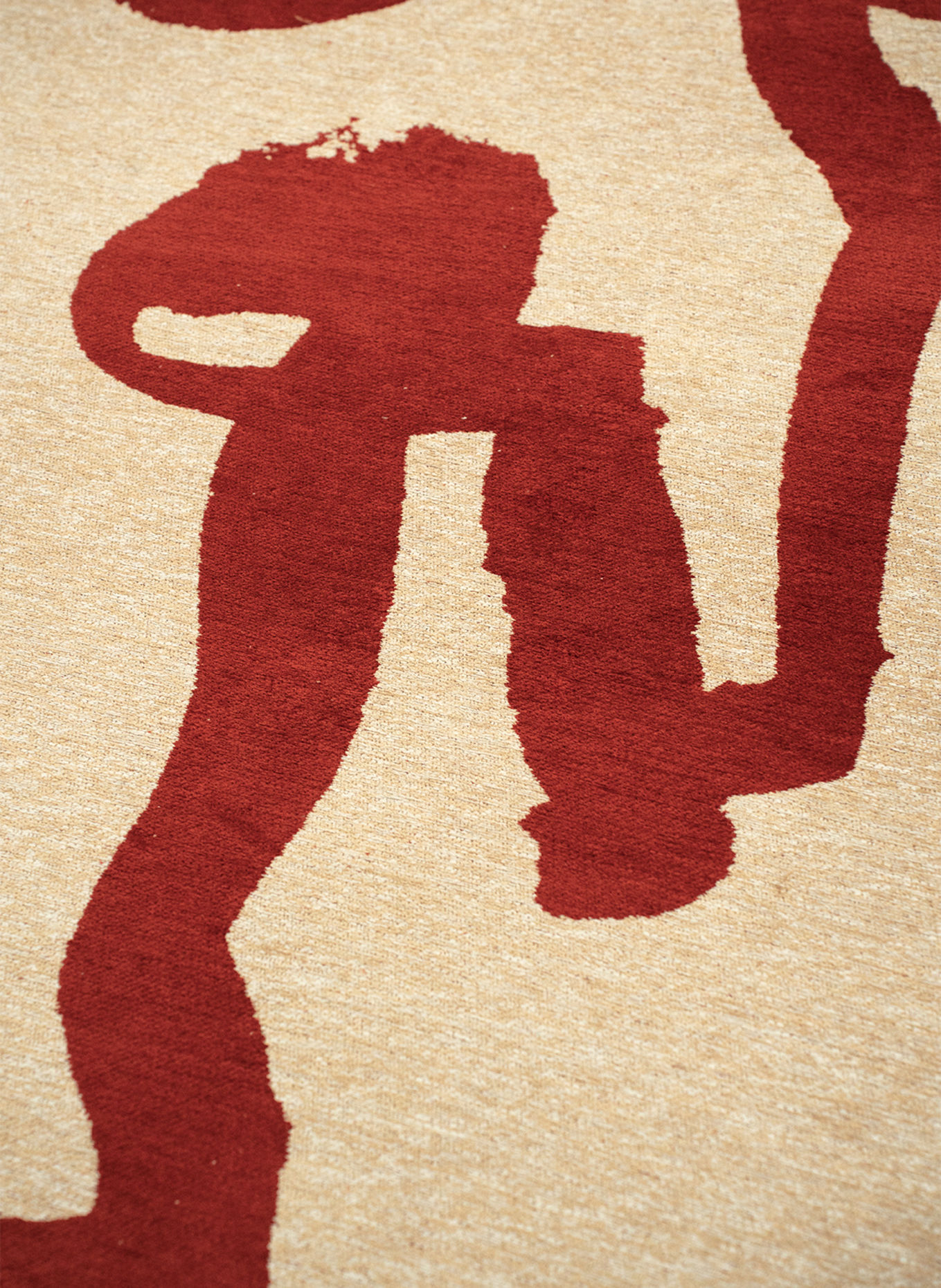 louis de poortere Teppich CRAFT RIBBON: ROT