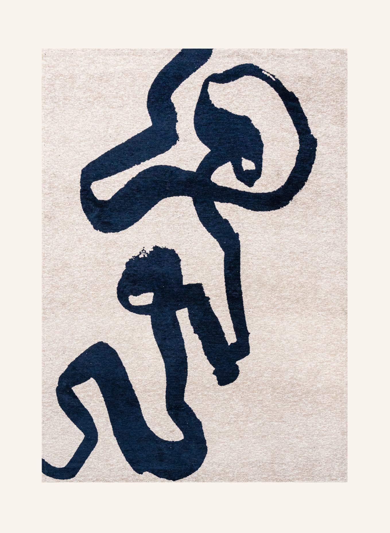 louis de poortere Teppich CRAFT RIBBON: BLAU