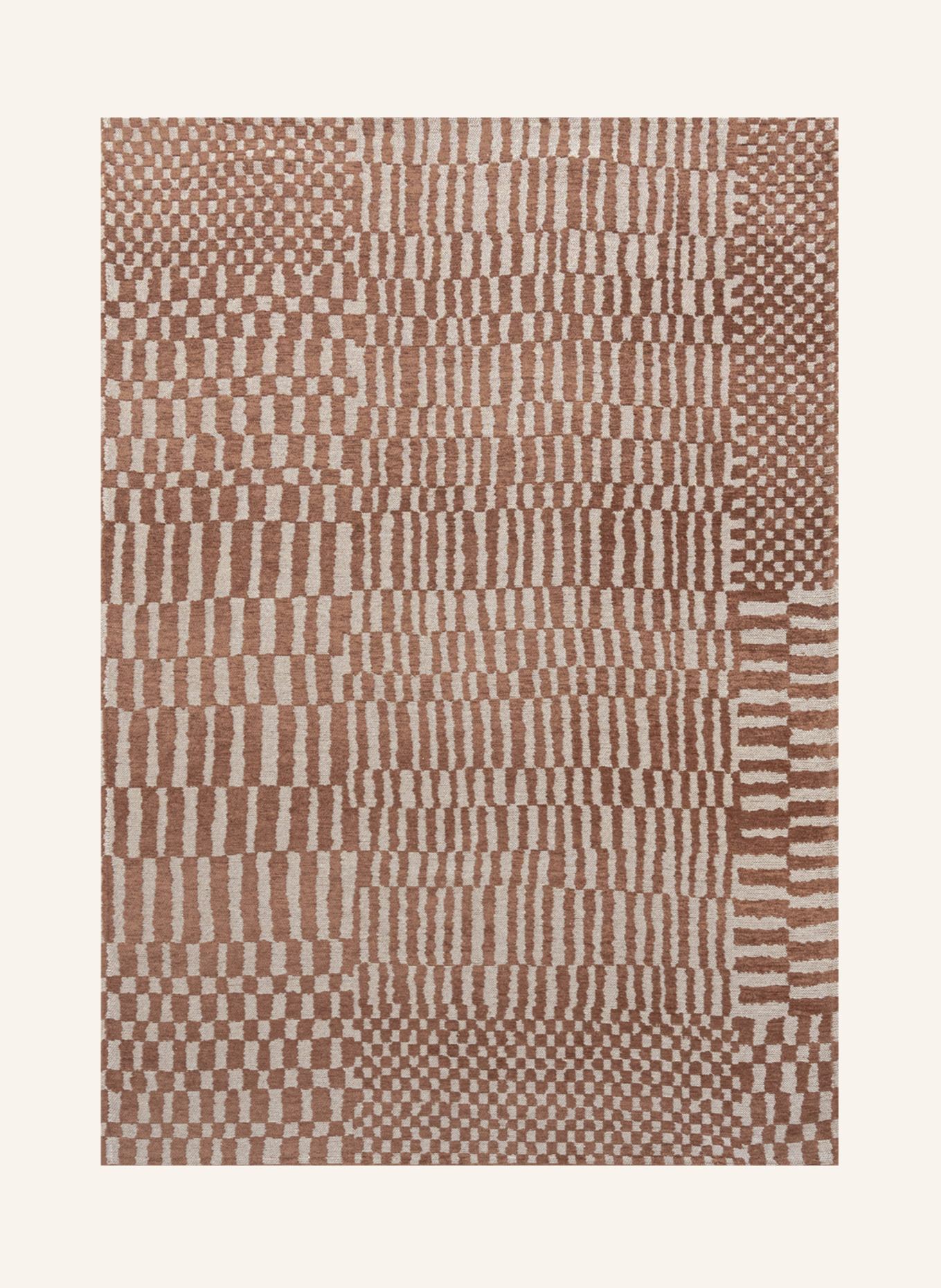 louis de poortere Teppich STRUCTURES BERBER: ROT