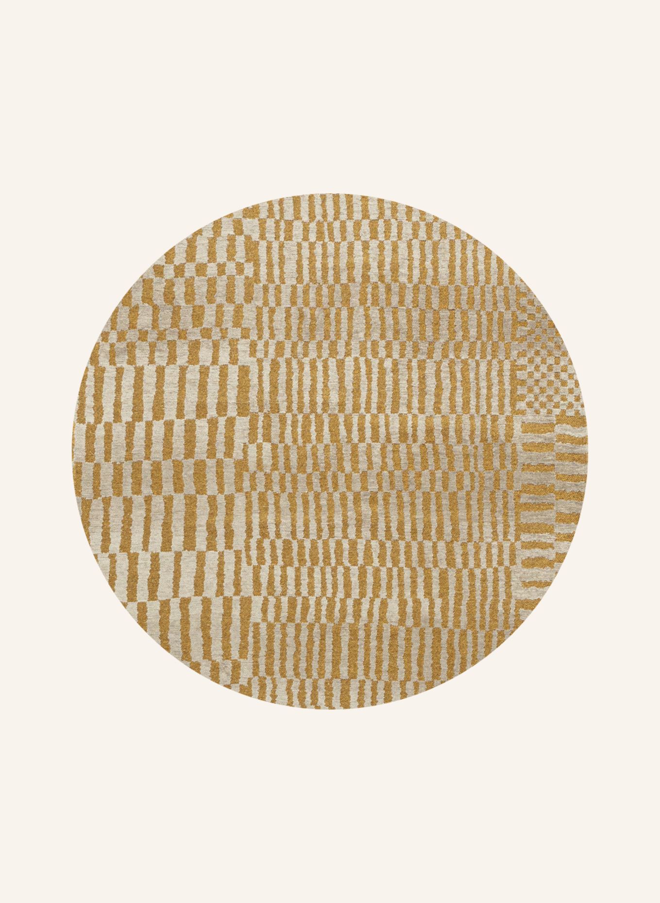 louis de poortere Teppich STRUCTURES BERBER: GELB