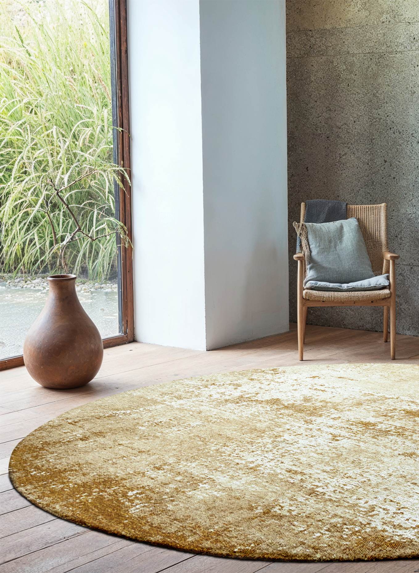 louis de poortere Teppich MAD MEN VIRGIN LAND: GELB