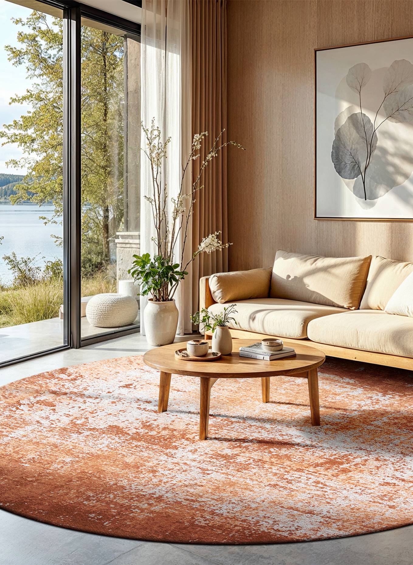 louis de poortere Teppich MAD MEN VIRGIN LAND: ORANGE