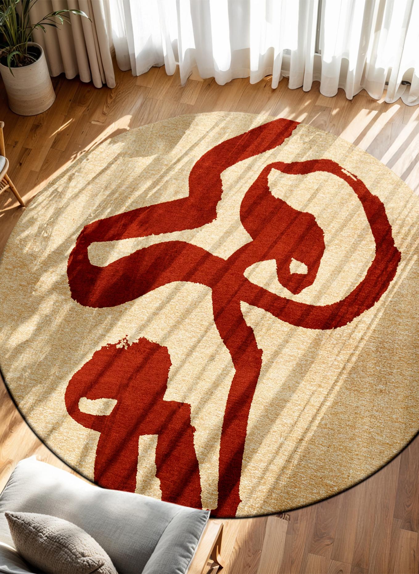 louis de poortere Teppich CRAFT RIBBON: ROT