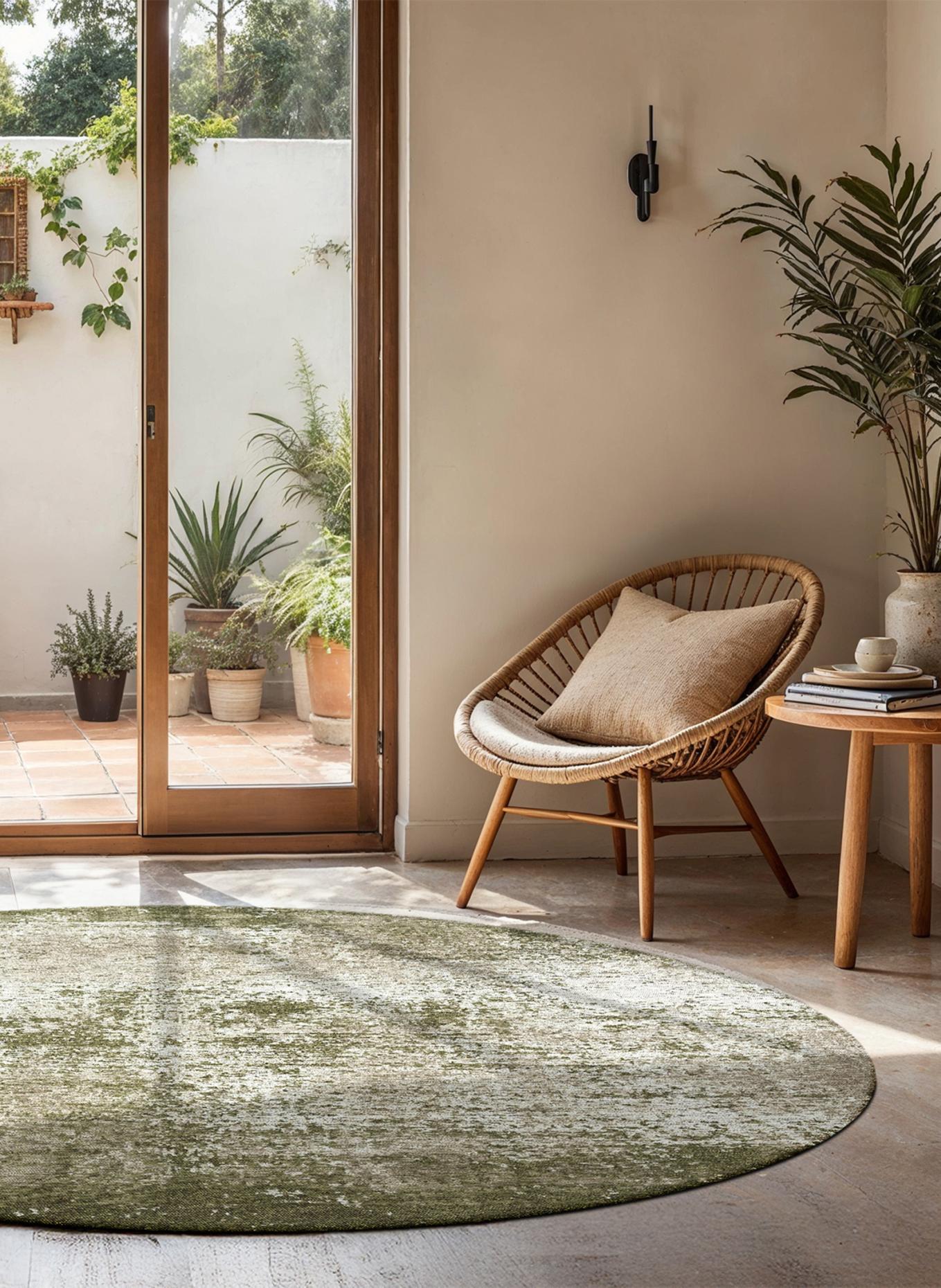 louis de poortere Teppich MAD MEN VIRGIN LAND: GRÜN