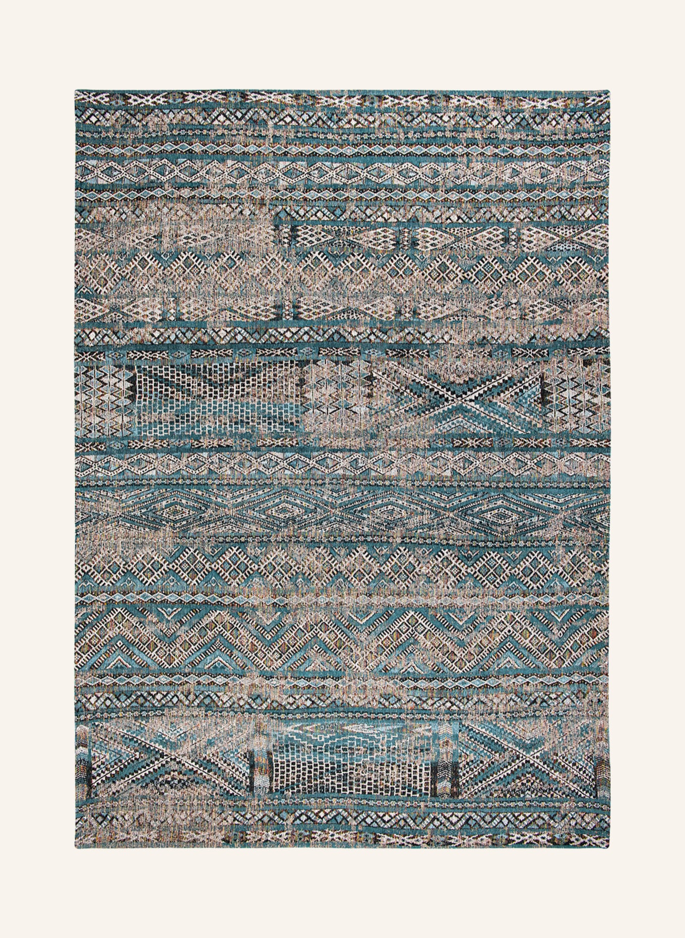 louis de poortere Teppich ANTIQUARIAN KILIM: BLAU