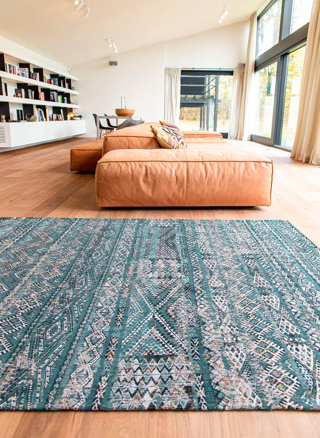 louis de poortere Teppich ANTIQUARIAN KILIM: BLAU