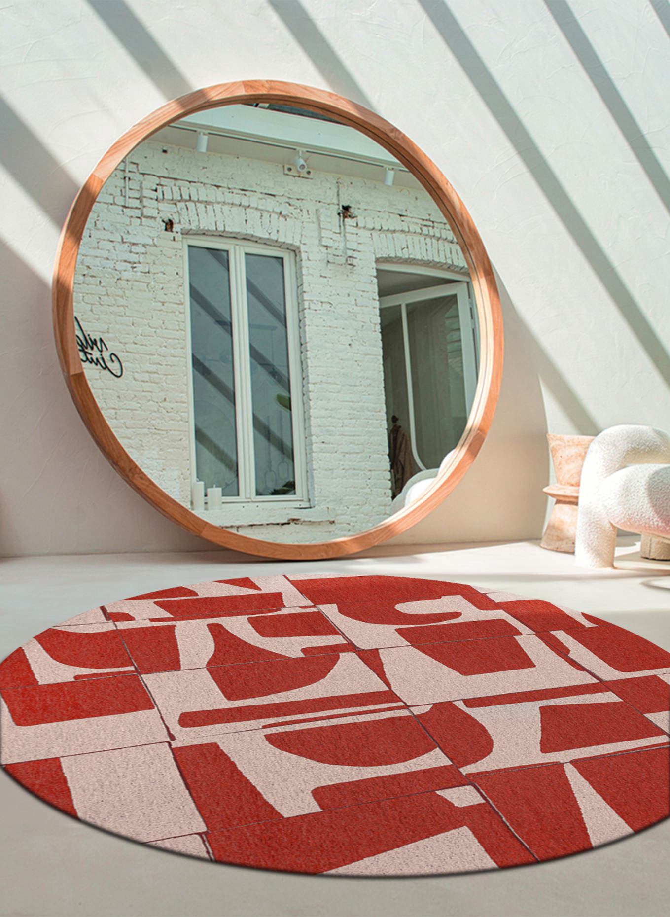 louis de poortere Teppich CRAFT PAPERCUT: ROT