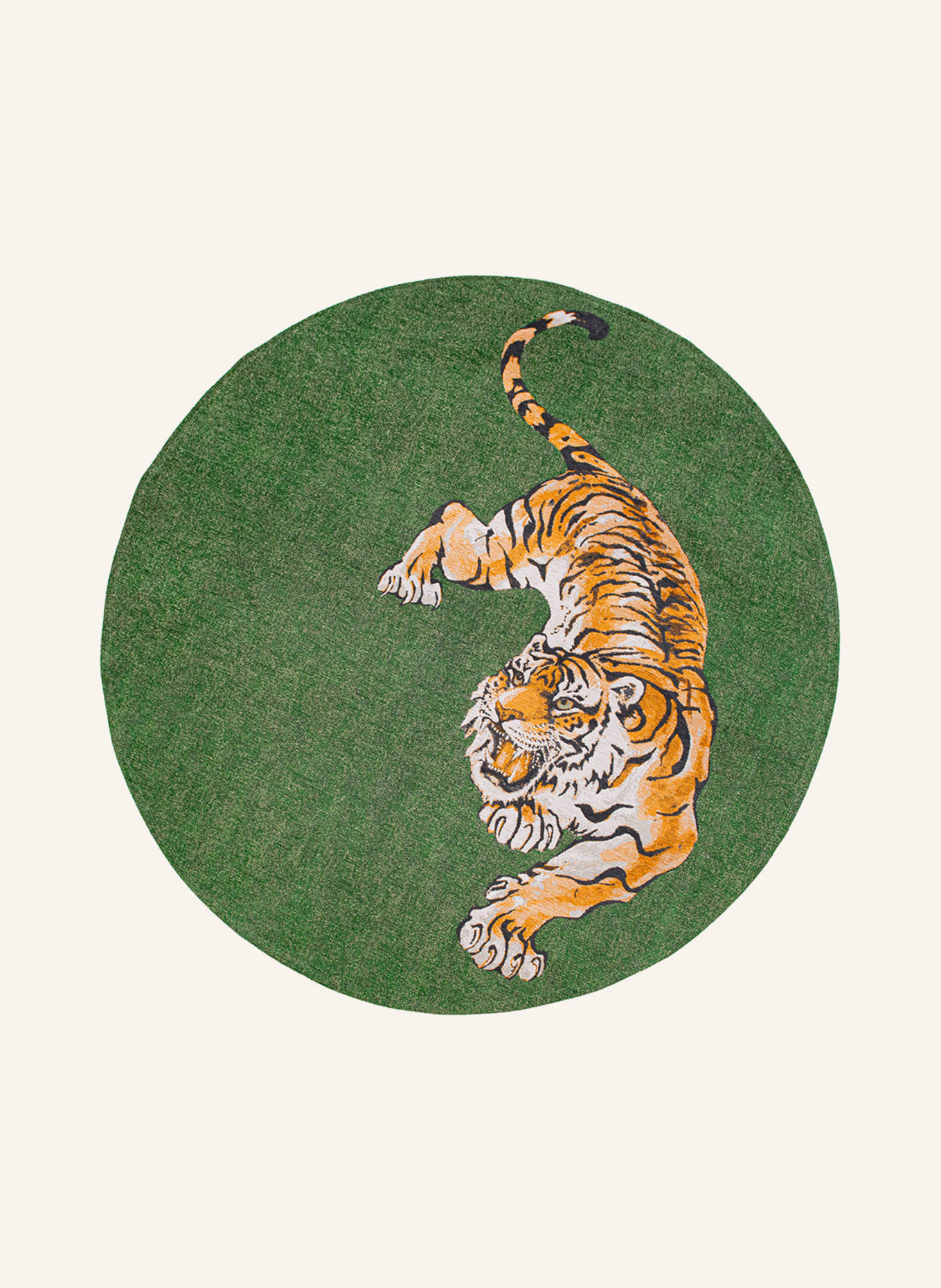 louis de poortere Teppich POP TIGER: GRÜN