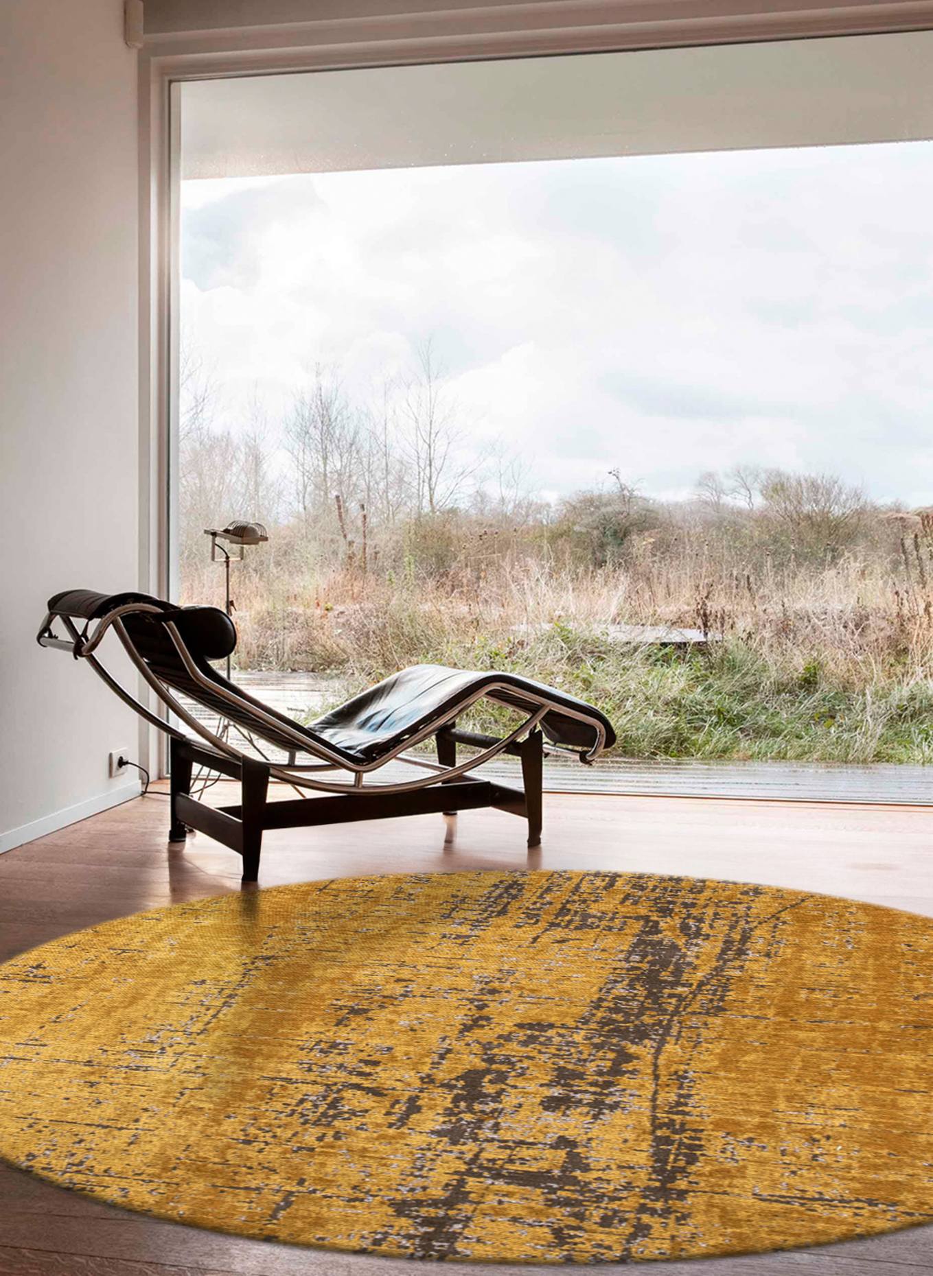 louis de poortere Teppich MAD MEN GRIFF: GELB