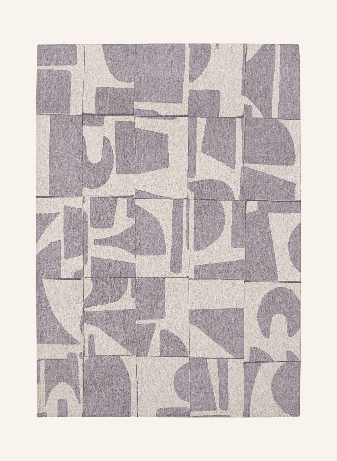 louis de poortere Teppich CRAFT PAPERCUT, Farbe: GRAU (Bild 1)