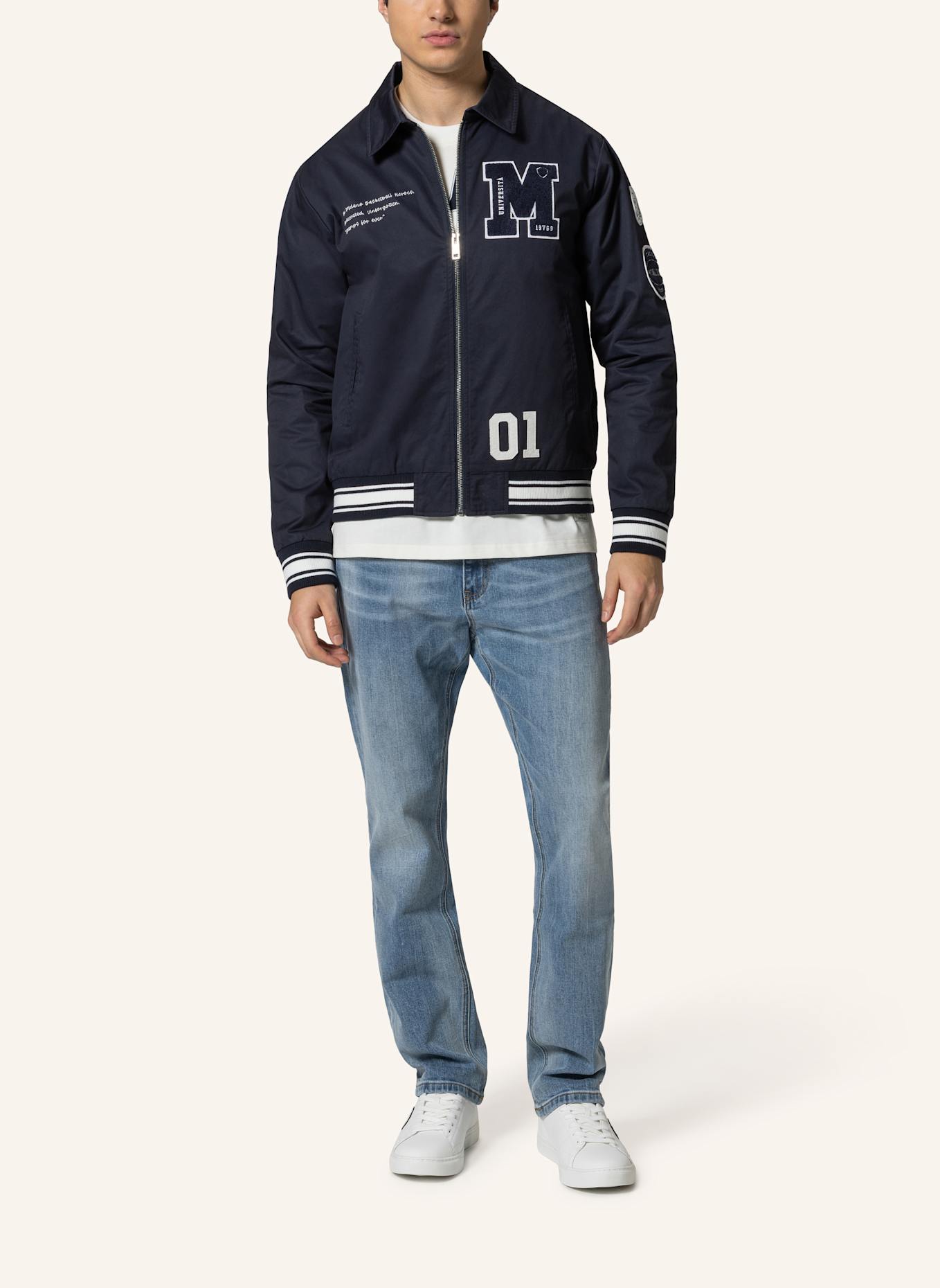 19V69 ITALIA Collegejacke PANATTA COLLEGE: BLAU