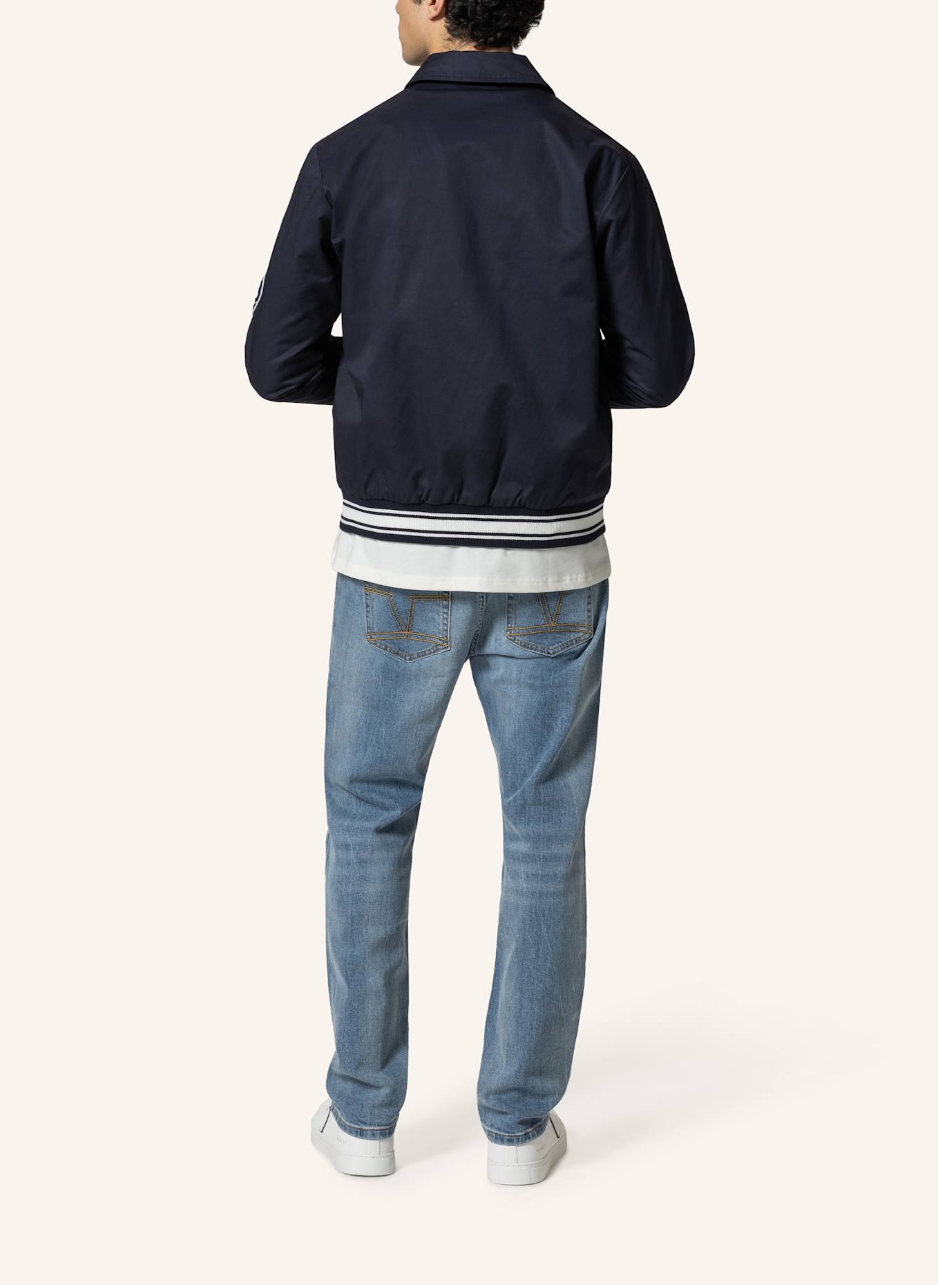 19V69 ITALIA Collegejacke PANATTA COLLEGE: BLAU