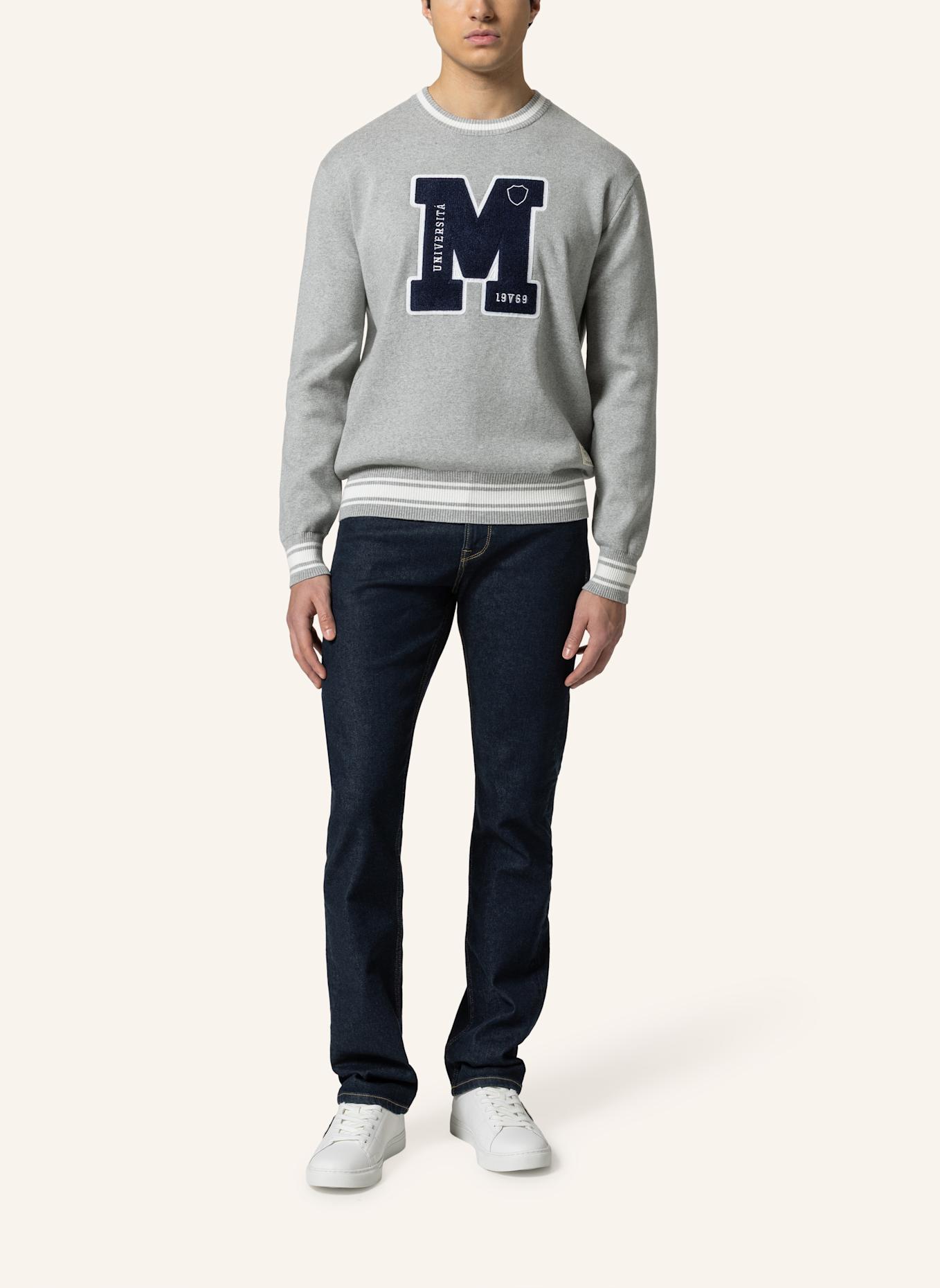 19V69 ITALIA Pullover ANTEO COLLEGE: GRAU