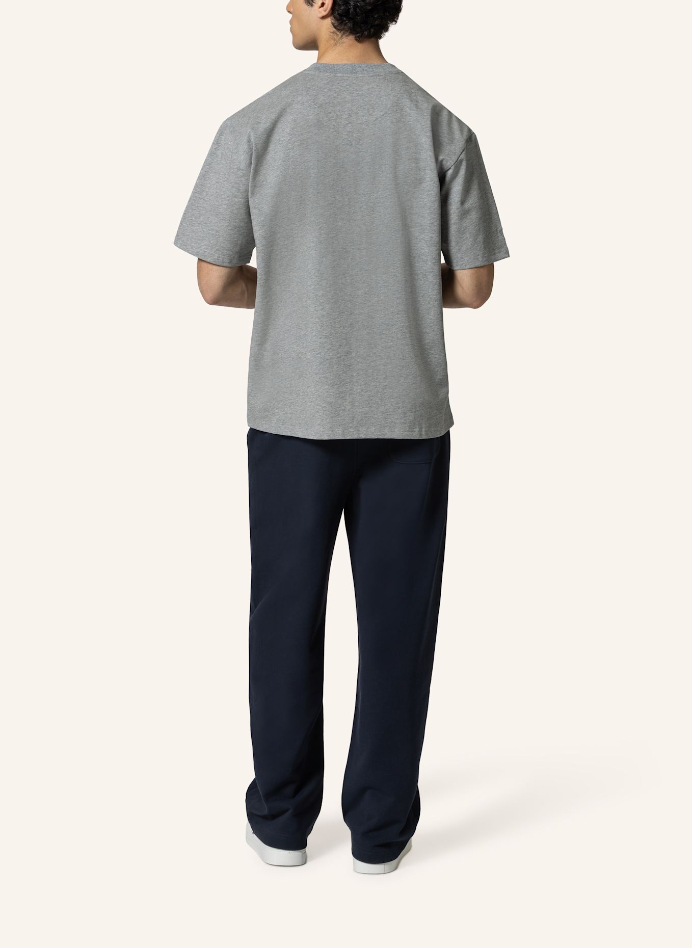 19V69 ITALIA Hose im Jogging-Stil MICHELE COLLEGE: BLAU