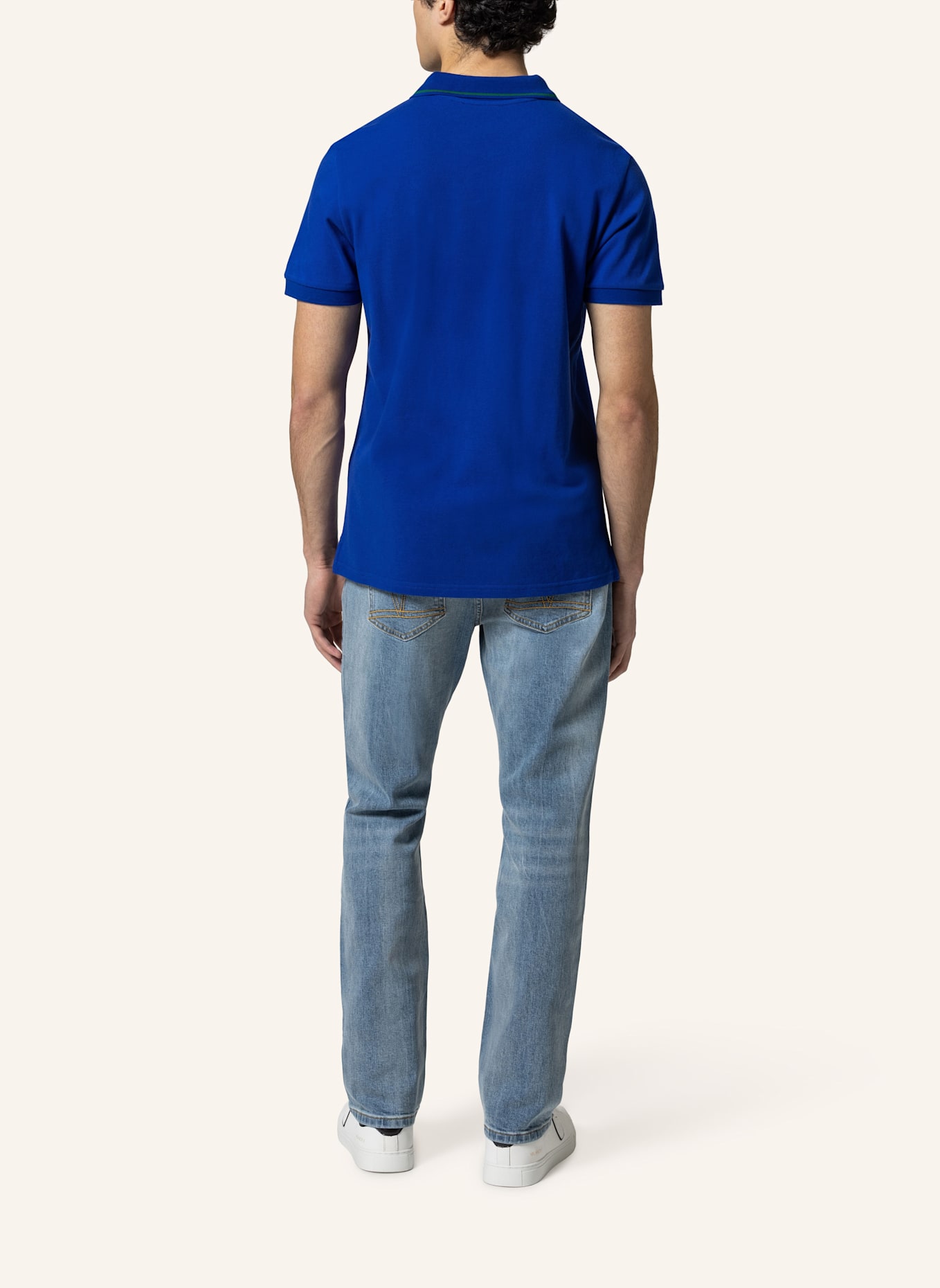 19V69 ITALIA Poloshirt EMILIO RACING: BLAU