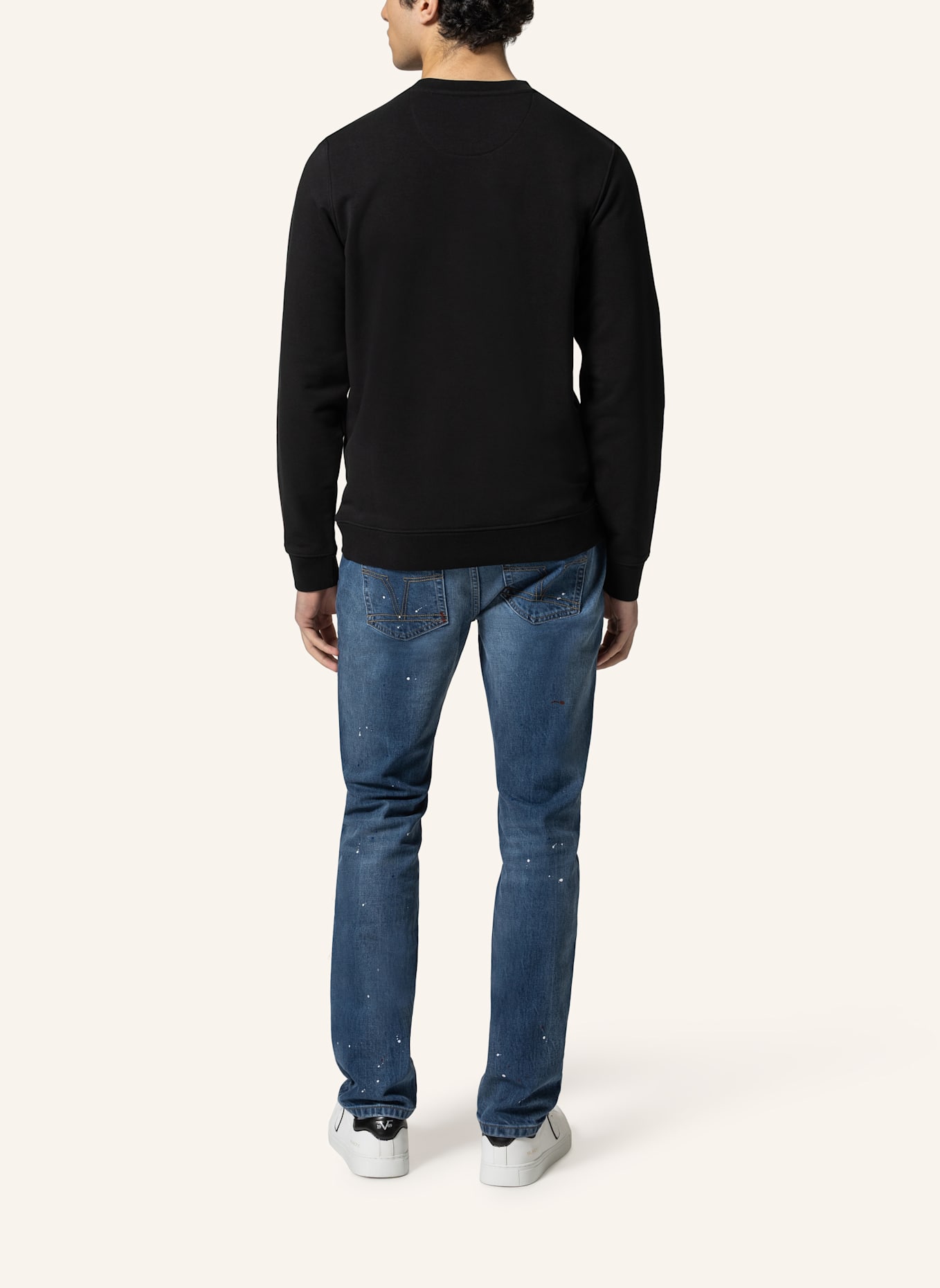 19V69 ITALIA Sweatshirt NICO RACING: SCHWARZ