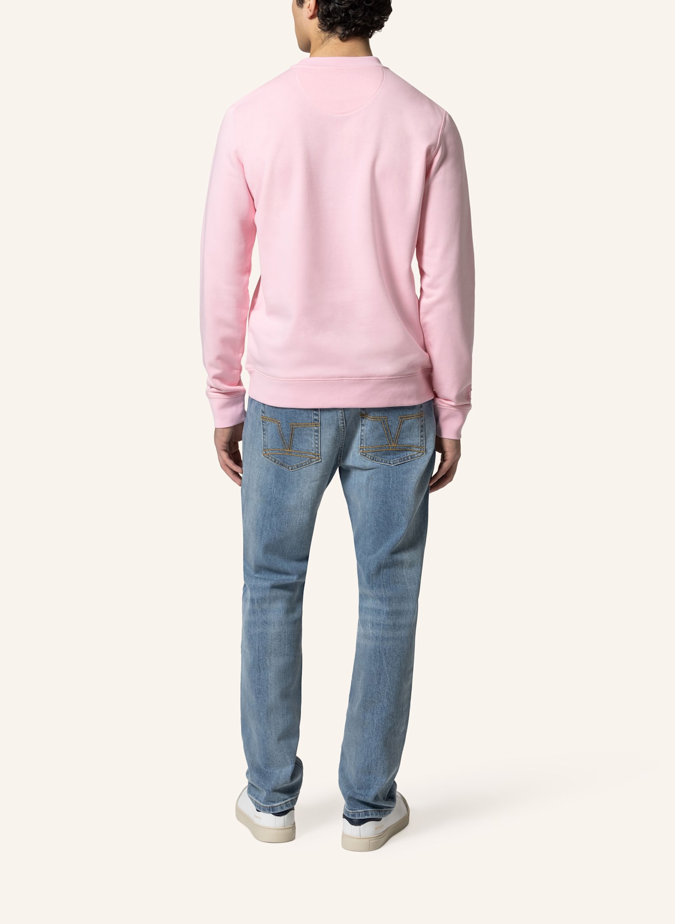 19V69 ITALIA Sweatshirt NICO COLLEGE: ROSA