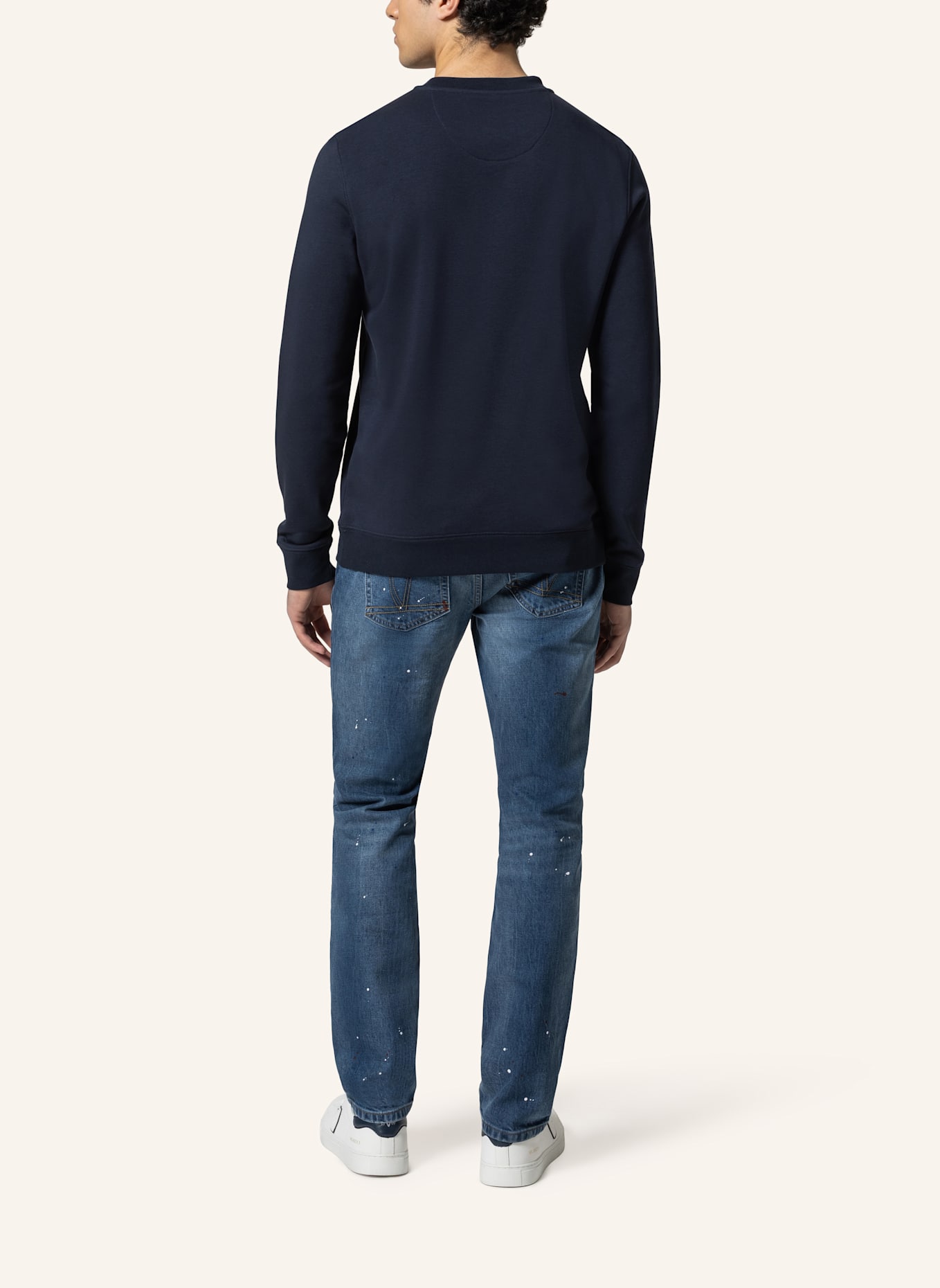 19V69 ITALIA Sweatshirt NICO COLLEGE: BLAU