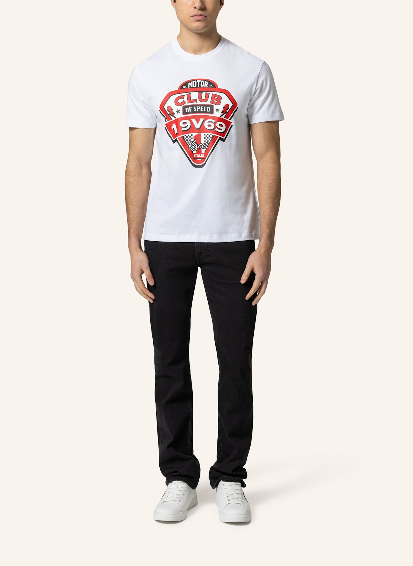 19V69 ITALIA T-Shirt RAFAEL RACING CLUB: WEISS
