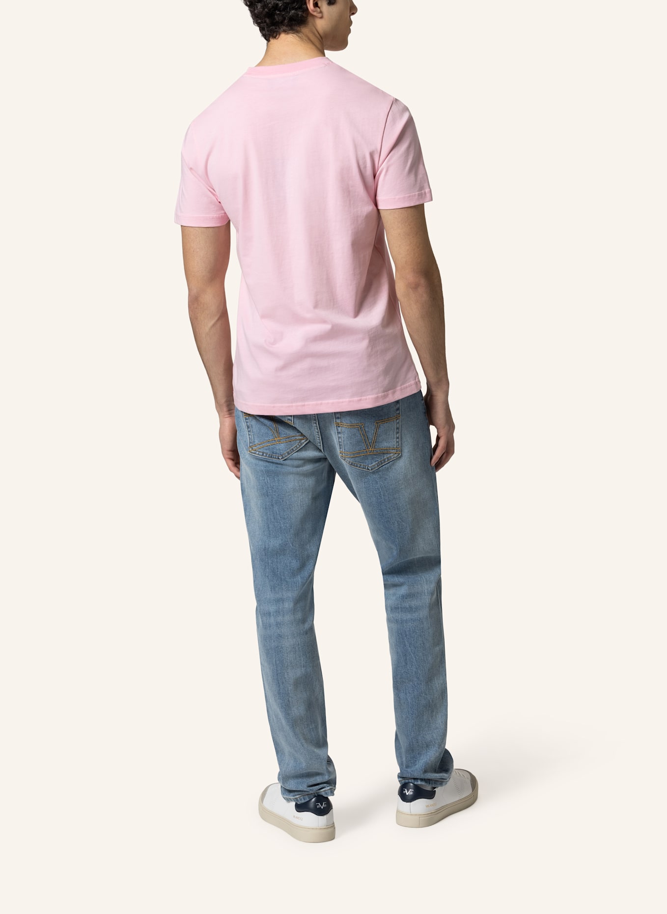 19V69 ITALIA T-Shirt RAFAEL ITALIAN TEDDY: ROSA