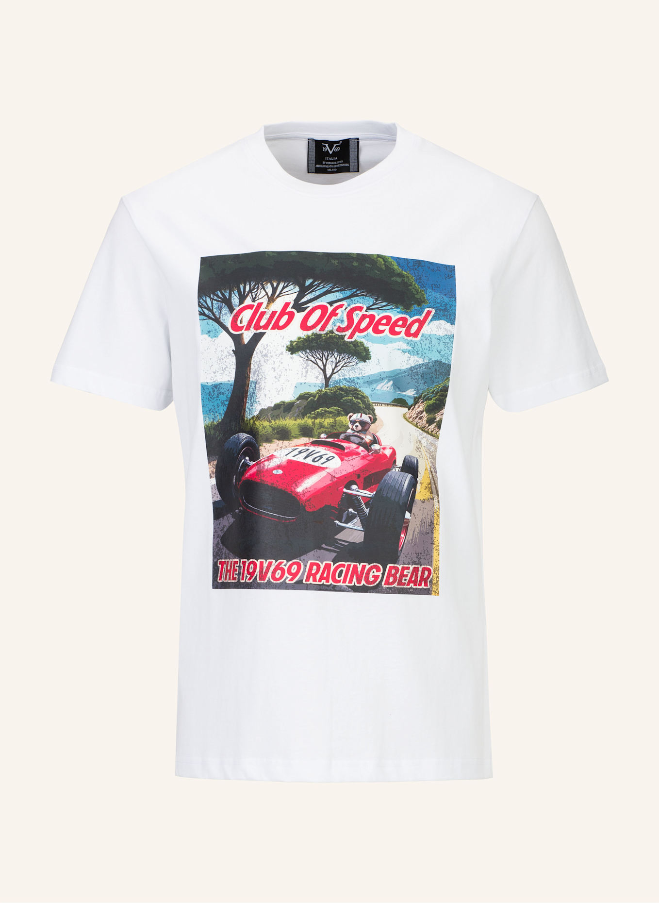 19V69 ITALIA T-Shirt RAFAEL RACING 3: WEISS
