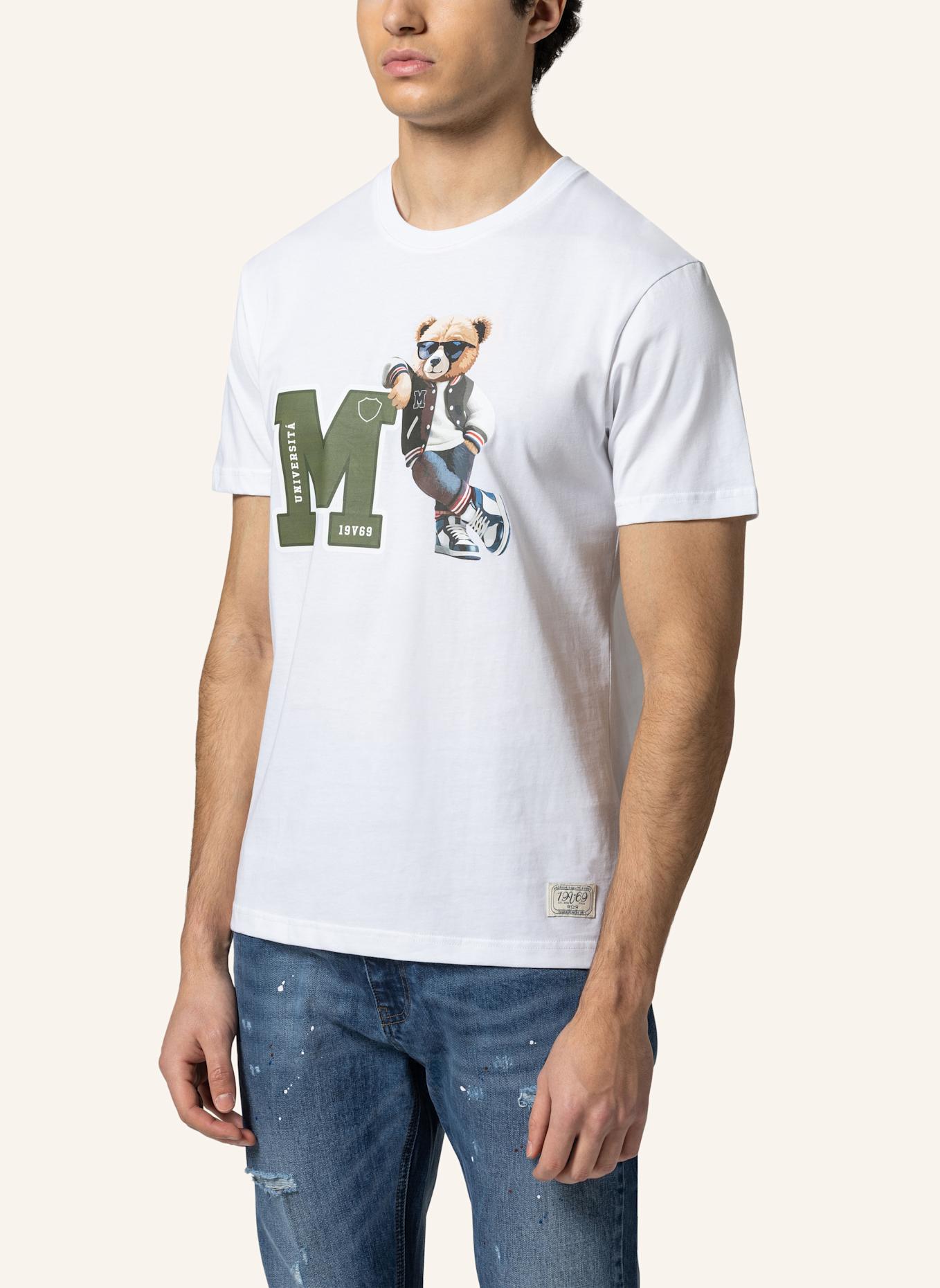 19V69 ITALIA T-Shirt RAFAEL COLLEGE: WEISS