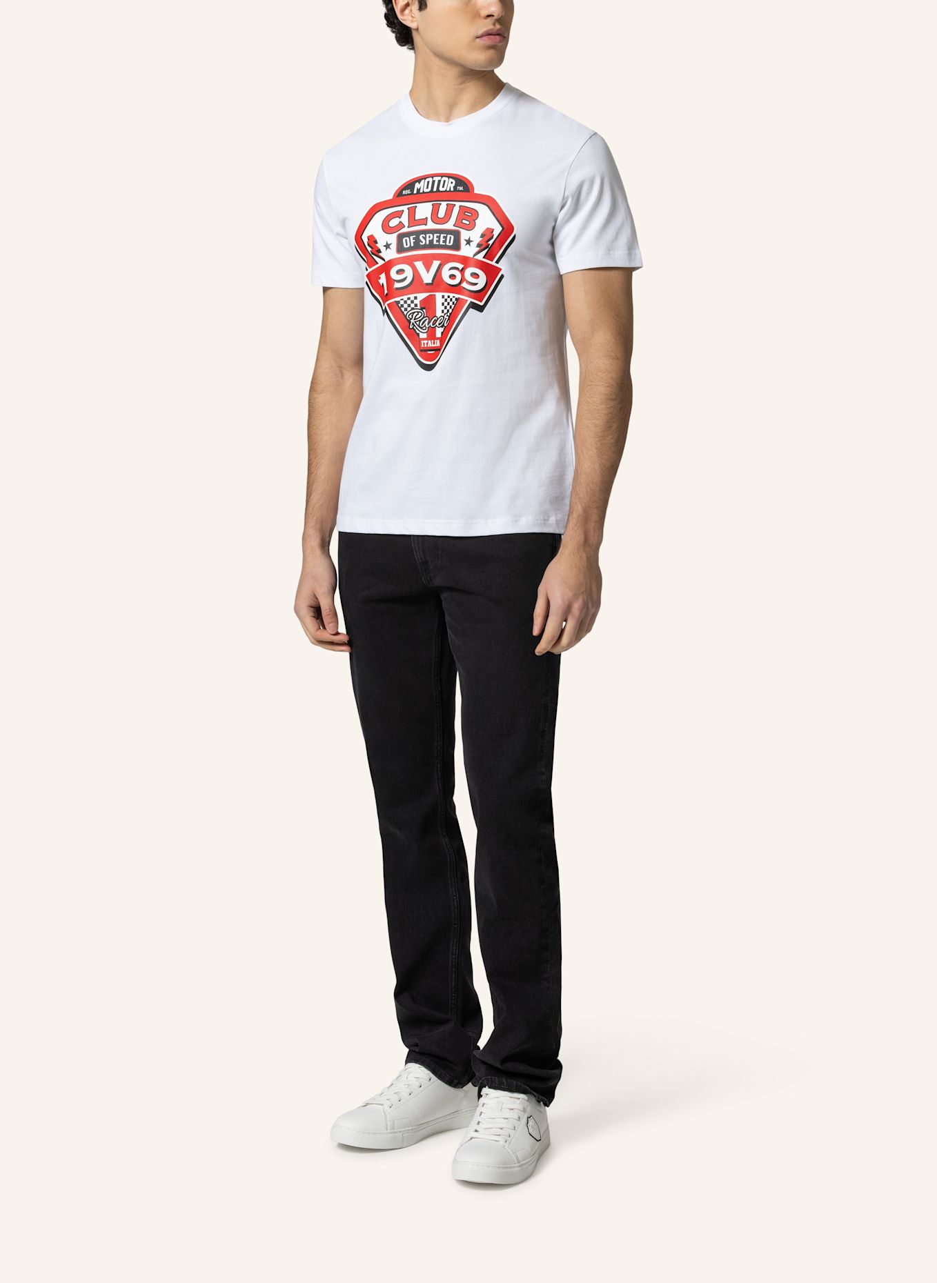 19V69 ITALIA T-Shirt RAFAEL RACING CLUB: WEISS