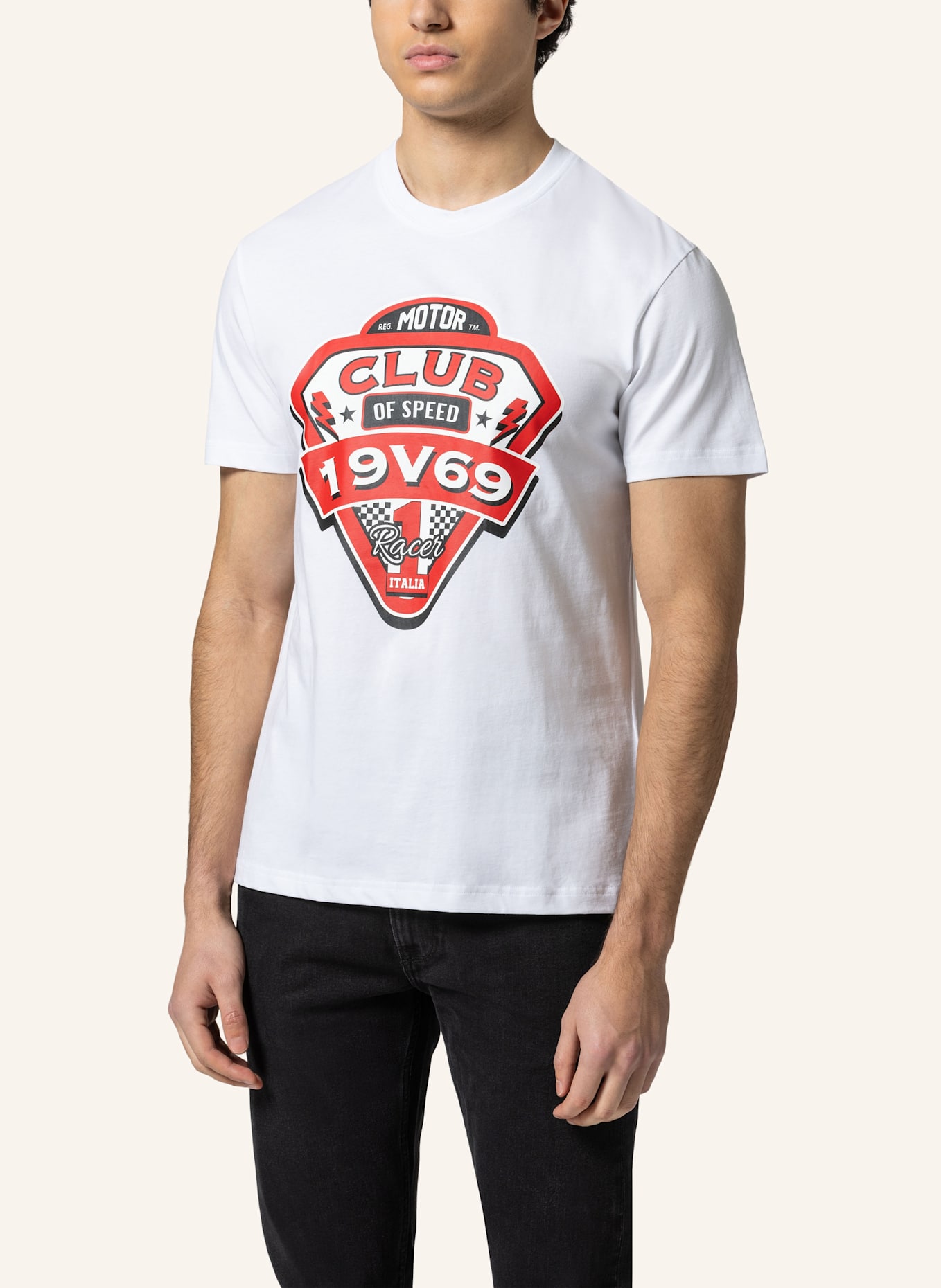 19V69 ITALIA T-Shirt RAFAEL RACING CLUB: WEISS