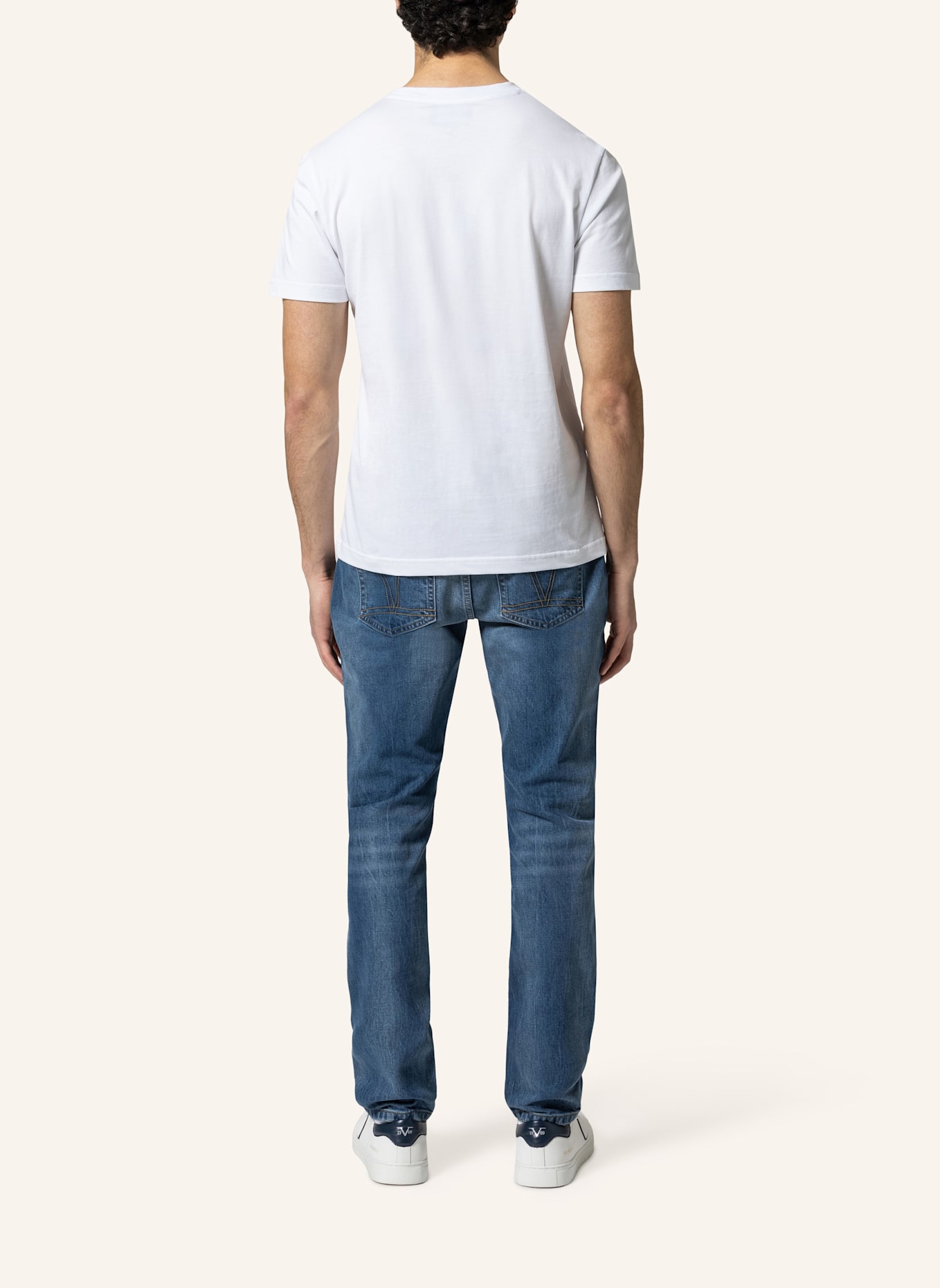 19V69 ITALIA T-Shirt RAFAEL ITALIAN TEDDY: WEISS