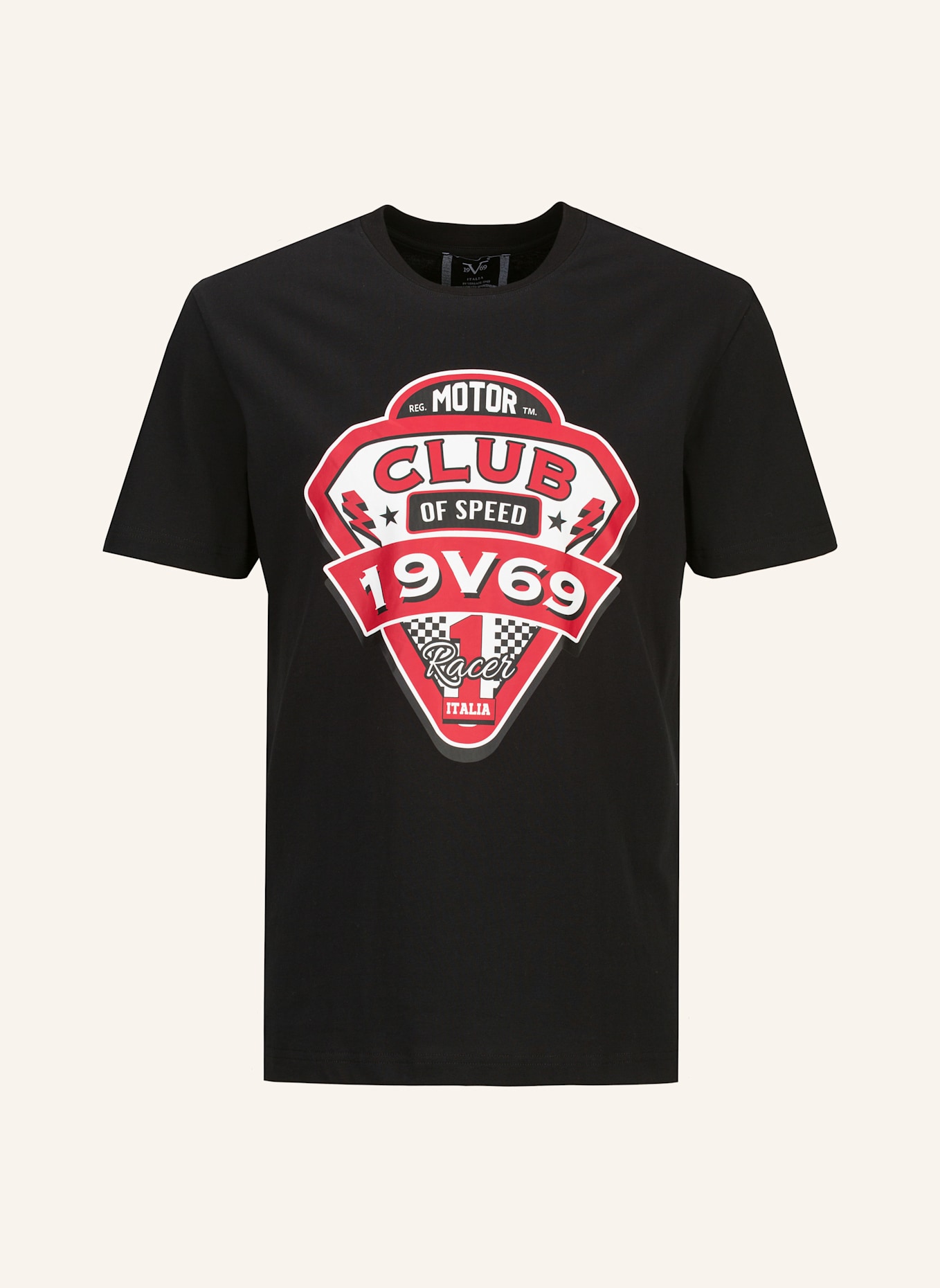 19V69 ITALIA T-Shirt RAFAEL RACING CLUB: SCHWARZ