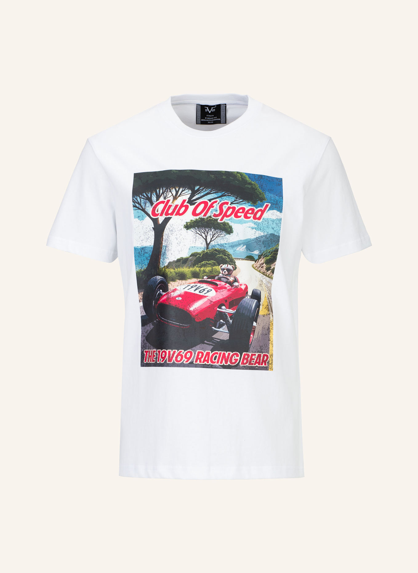 19V69 ITALIA T-Shirt RAFAEL RACING 3: WEISS