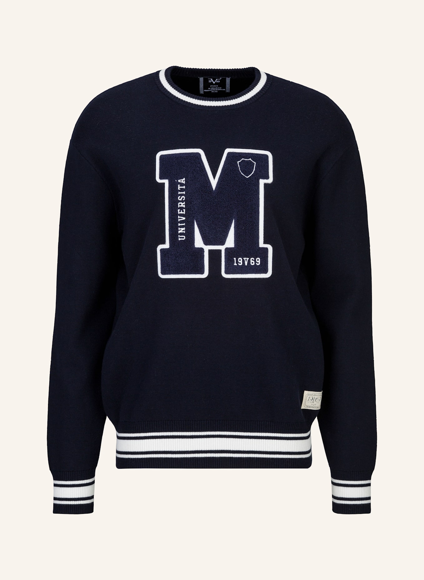 19V69 ITALIA Pullover ANTEO COLLEGE: BLAU