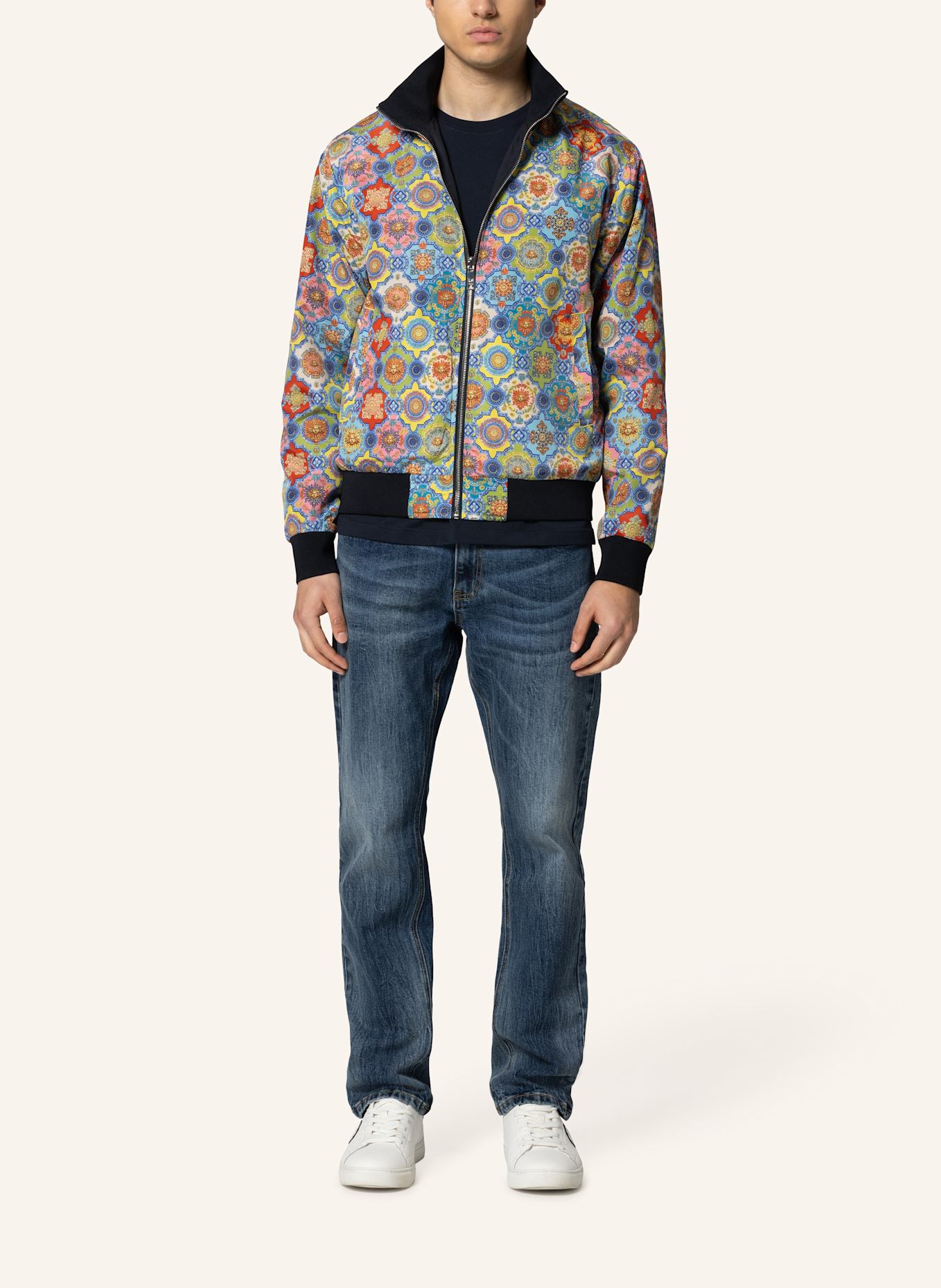 19V69 ITALIA Wendejacke PANATTA BAROQUE: ECRU