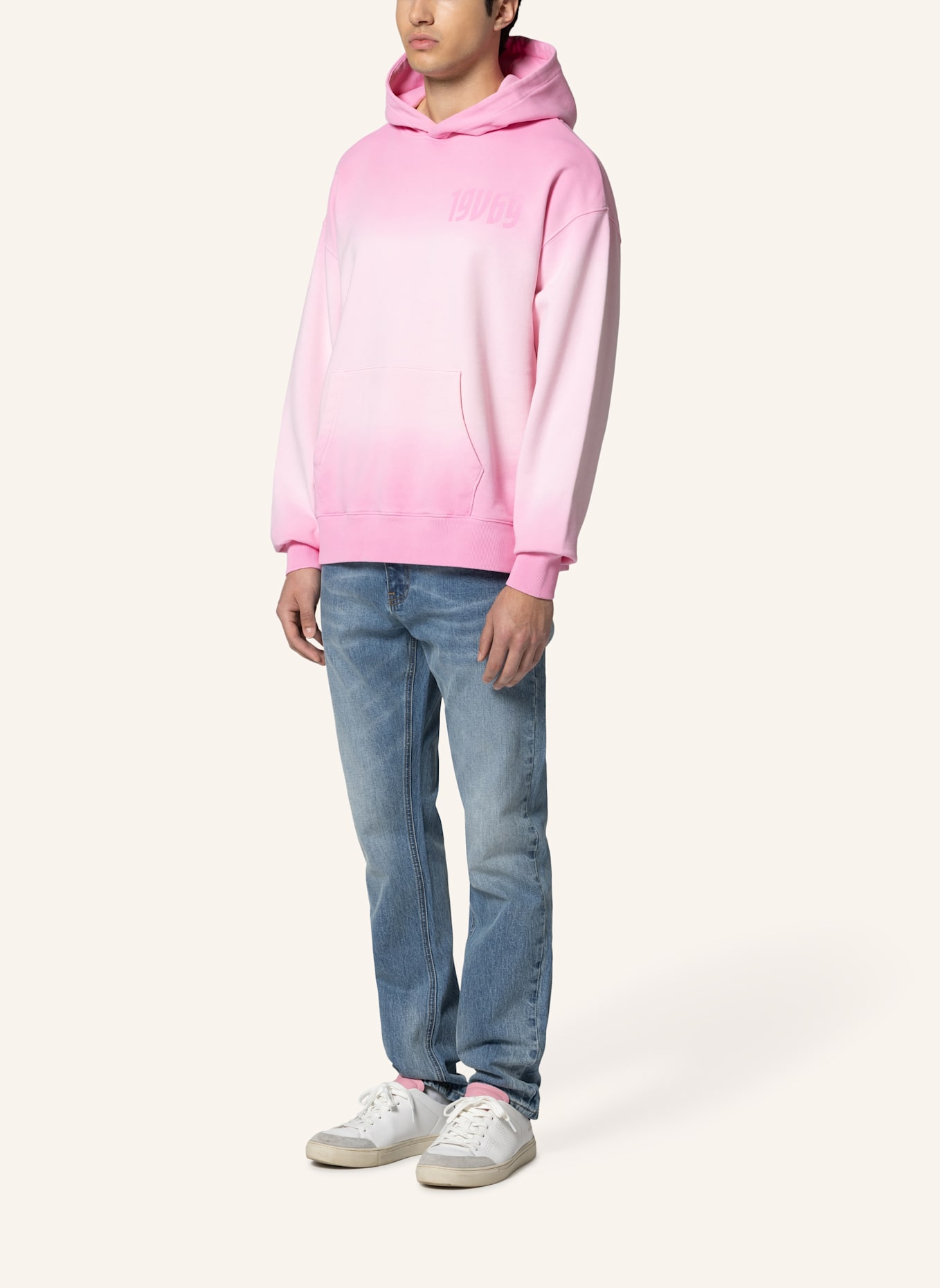 19V69 ITALIA Sweatshirt QUENTINO DIP: PINK