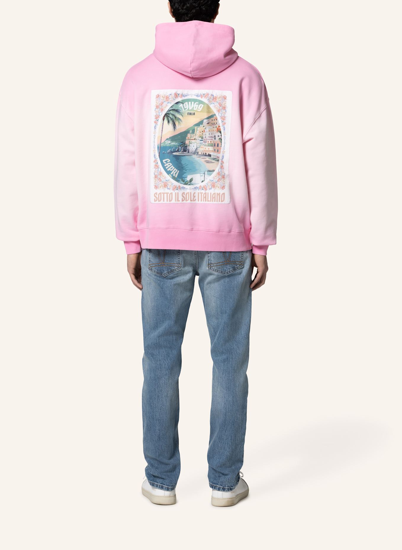 19V69 ITALIA Sweatshirt QUENTINO DIP: PINK