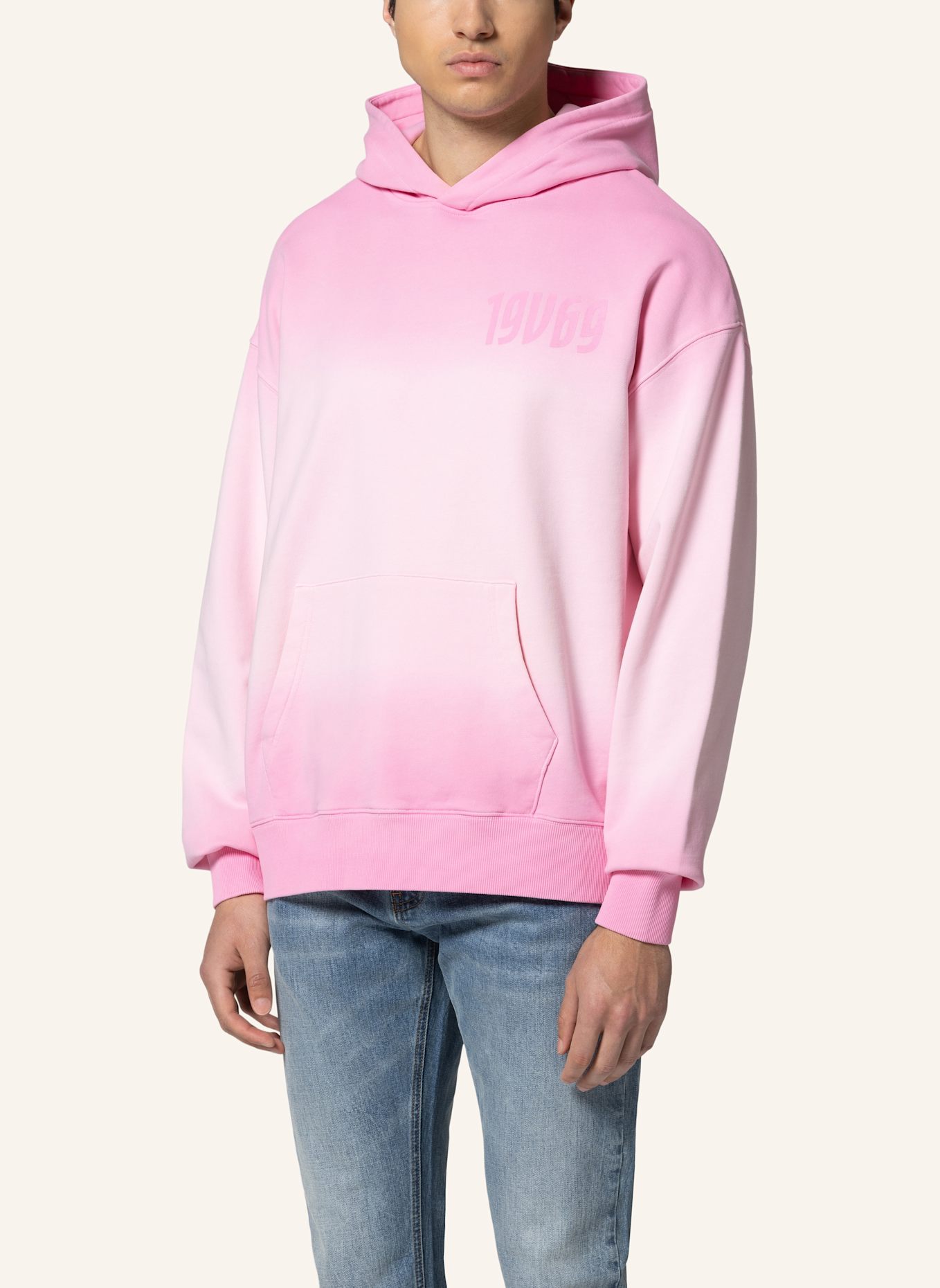 19V69 ITALIA Sweatshirt QUENTINO DIP: PINK