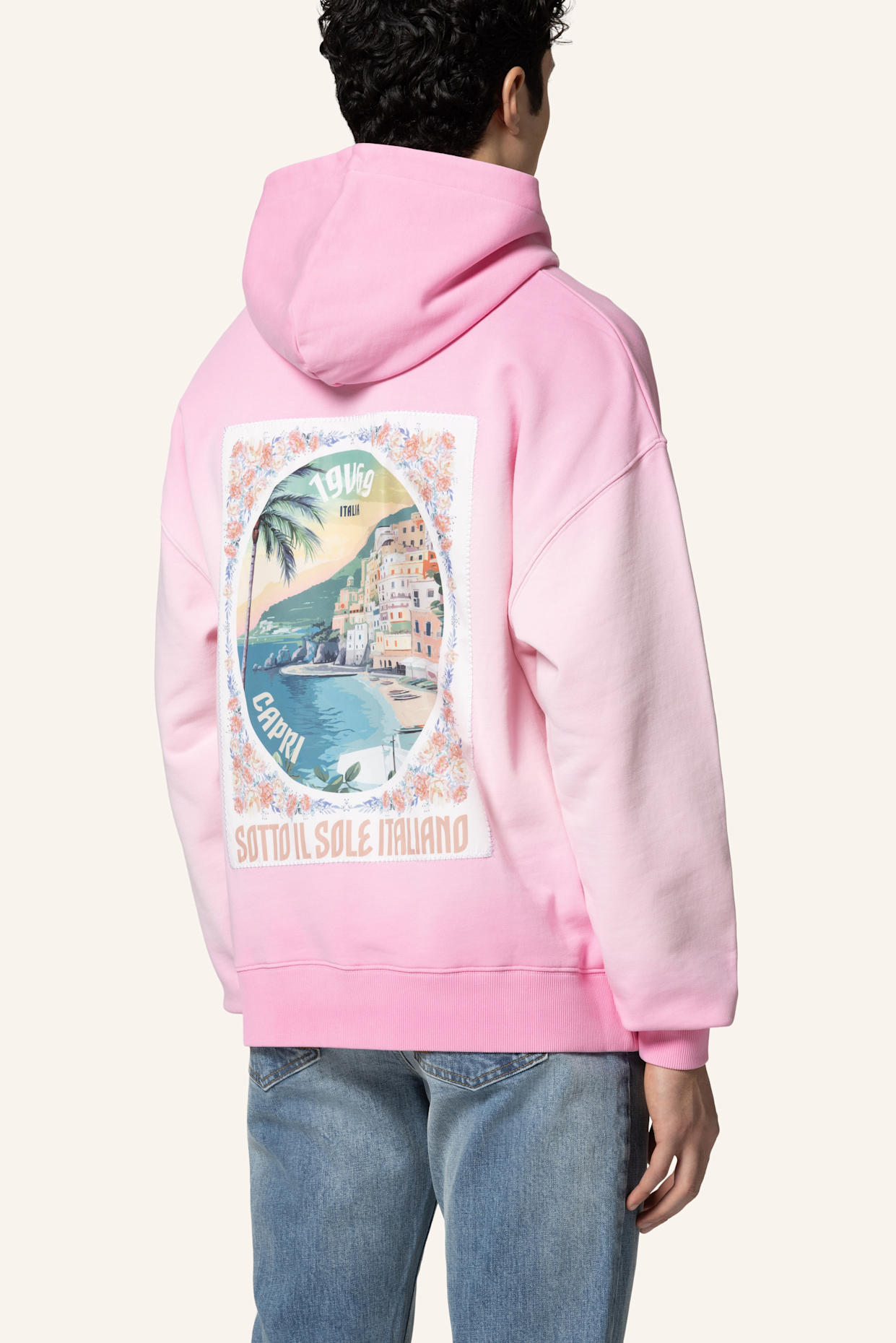 19V69 ITALIA Sweatshirt QUENTINO DIP: PINK