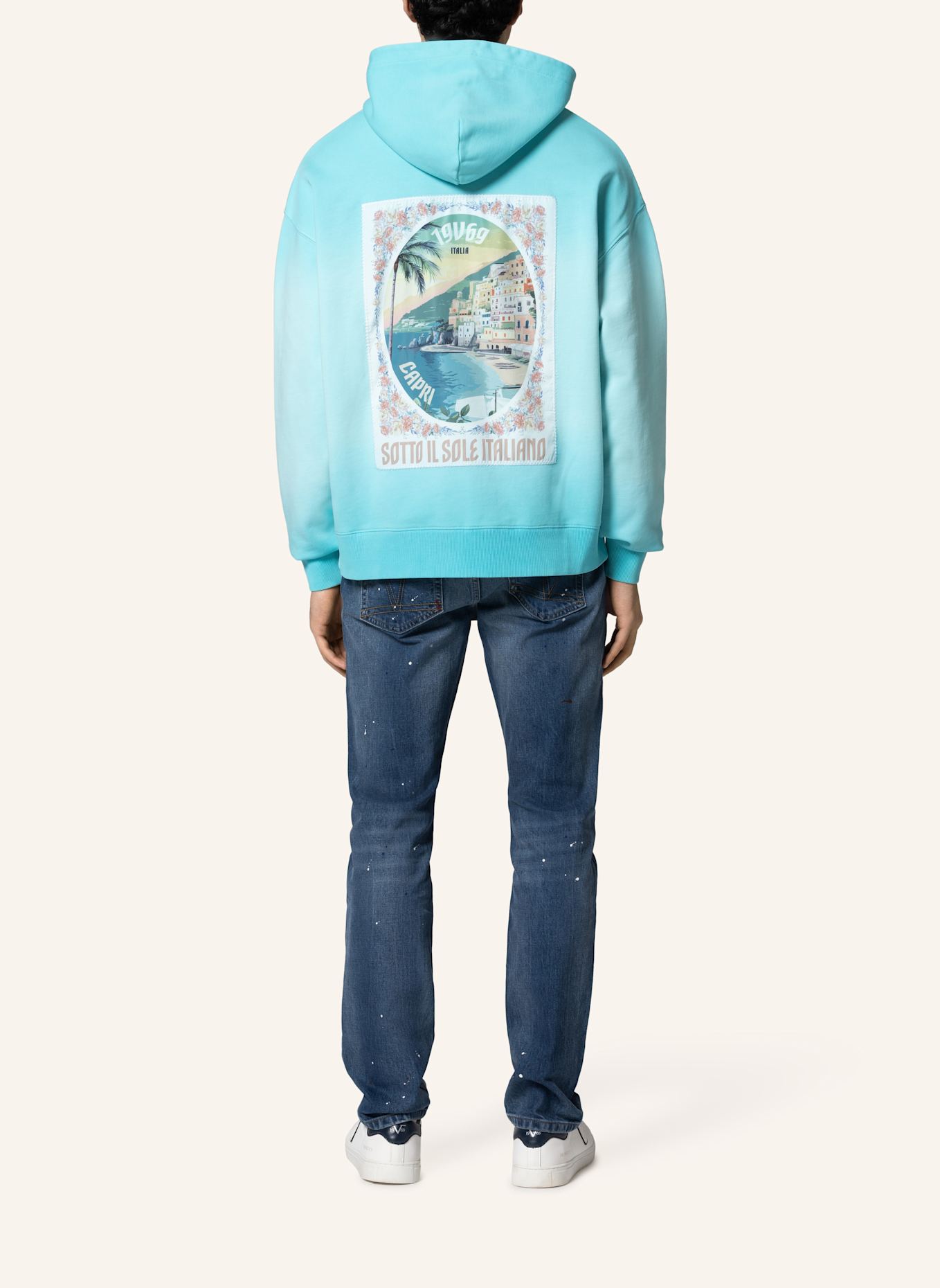 19V69 ITALIA Sweatshirt QUENTINO DIP: GRÜN