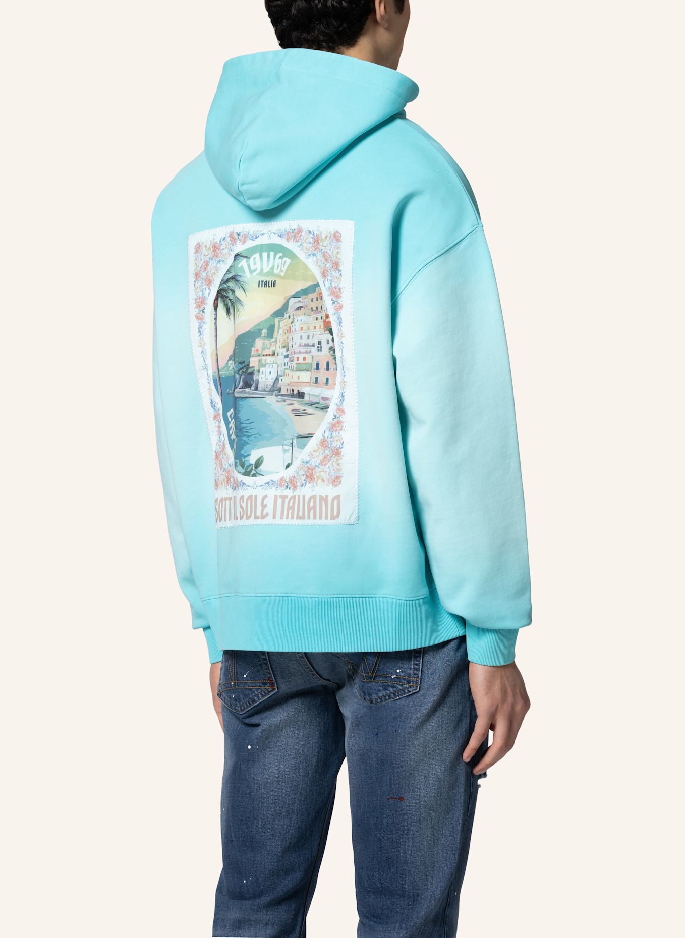 19V69 ITALIA Sweatshirt QUENTINO DIP: GRÜN