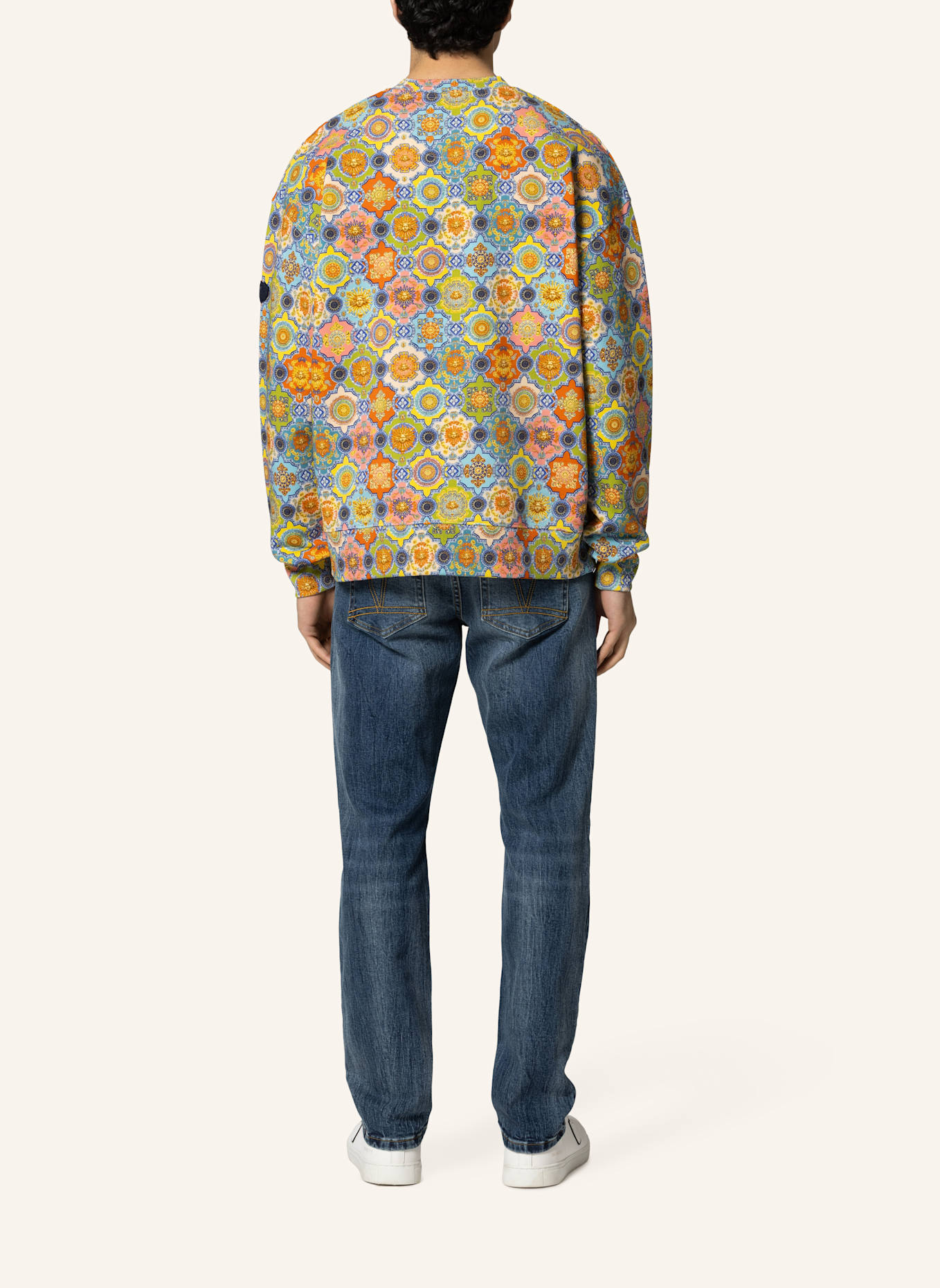 19V69 ITALIA Sweatshirt OMERO BAROQUE: ECRU