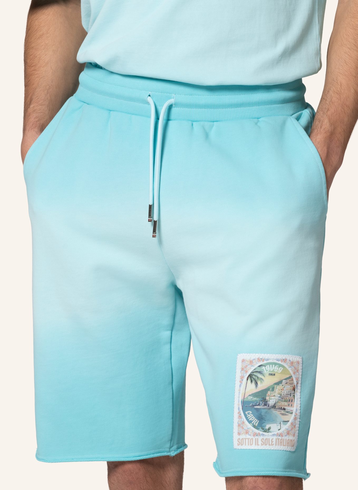 19V69 ITALIA Shorts MEO DIP: GRÜN