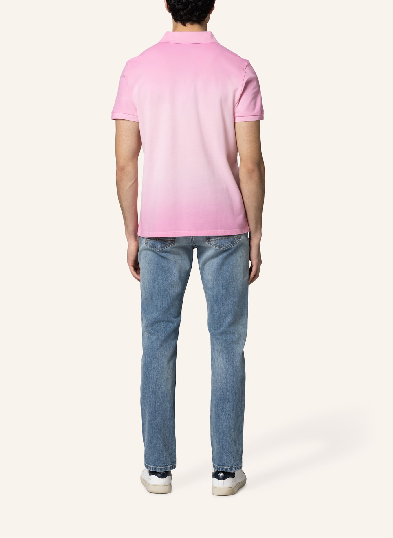 19V69 ITALIA Poloshirt EMILIO DIP: PINK