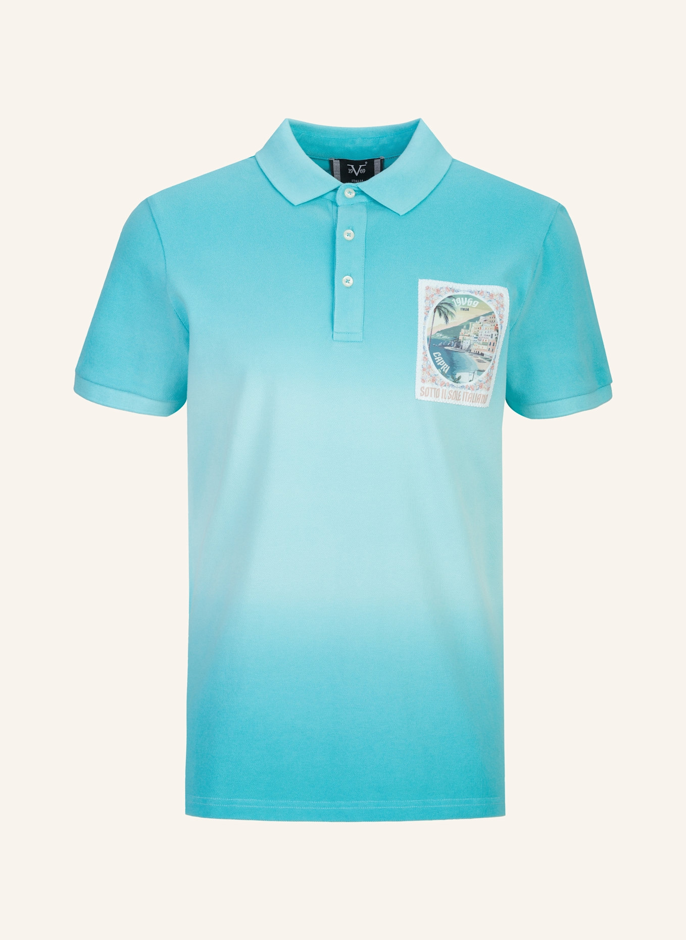 19V69 ITALIA Poloshirt EMILIO DIP: GRÜN
