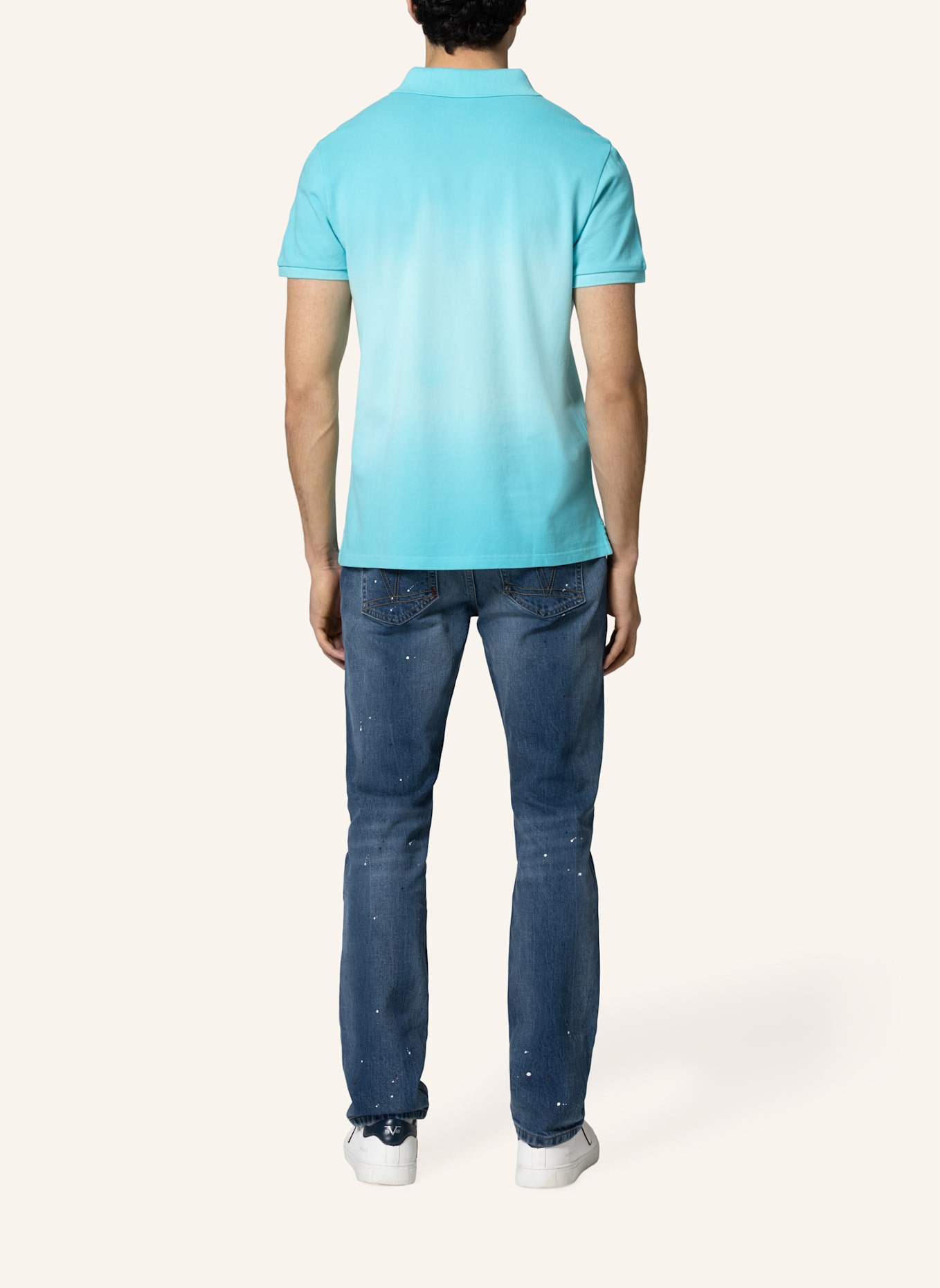 19V69 ITALIA Poloshirt EMILIO DIP: GRÜN