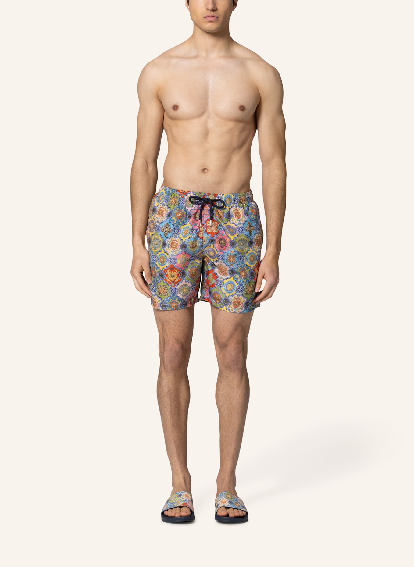 19V69 ITALIA Badehose SIRO BAROQUE: ECRU