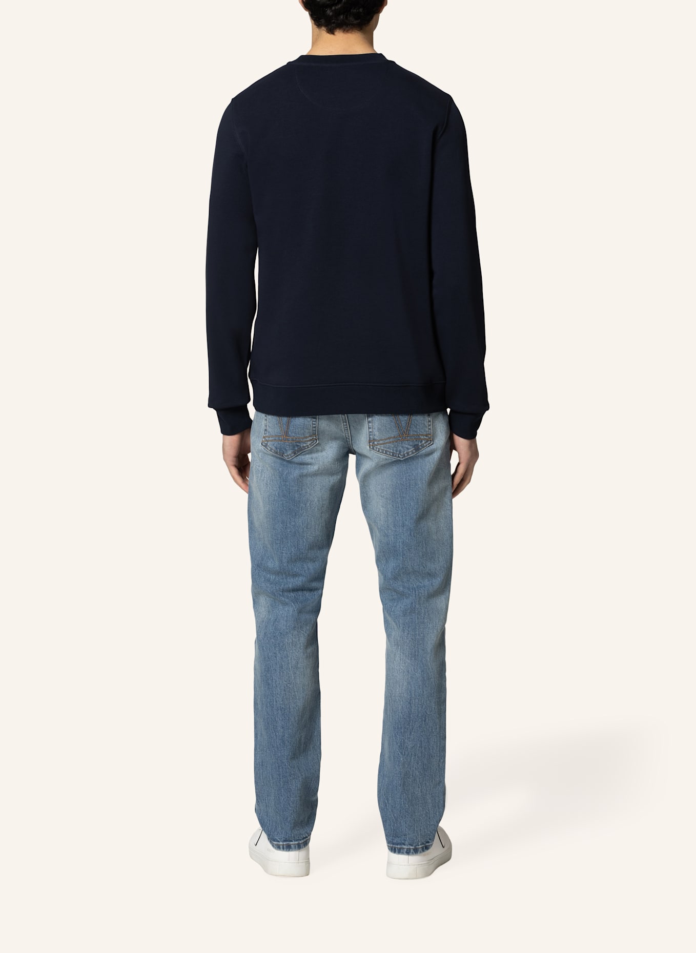19V69 ITALIA Sweatshirt NICO BAROQUE: BLAU
