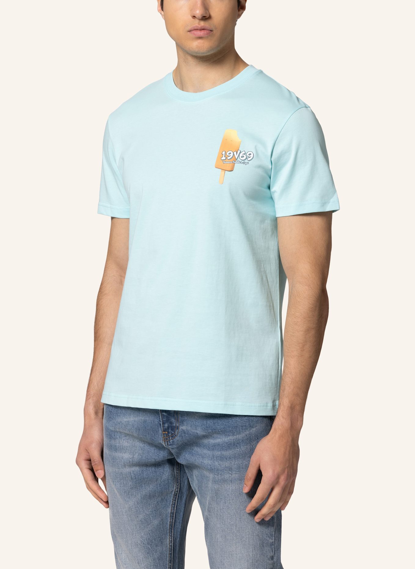 19V69 ITALIA T-Shirt RAFAEL DIP: GRÜN